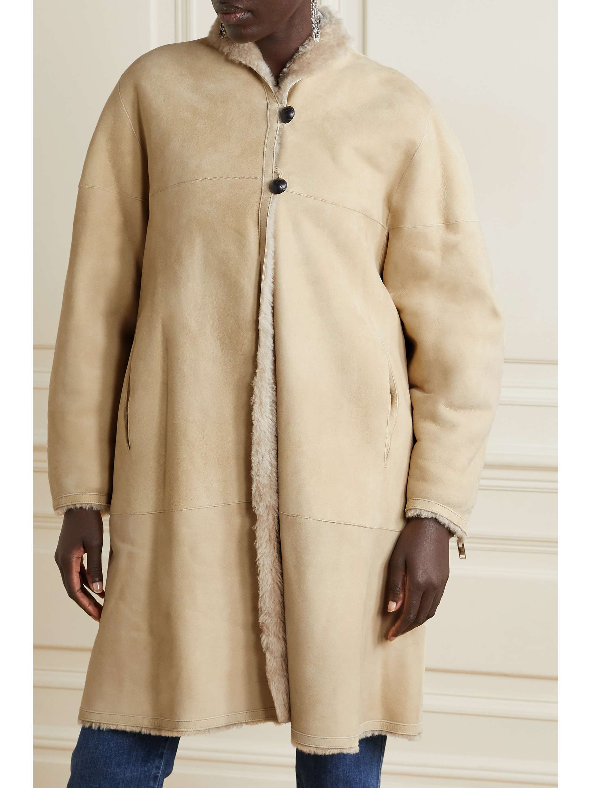 ISABEL MARANT Abazoe shearling coat