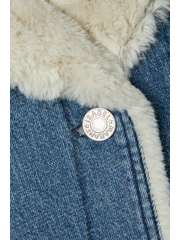ISABEL MARANT Dipauline faux fur-lined denim jacket | NET-A-PORTER