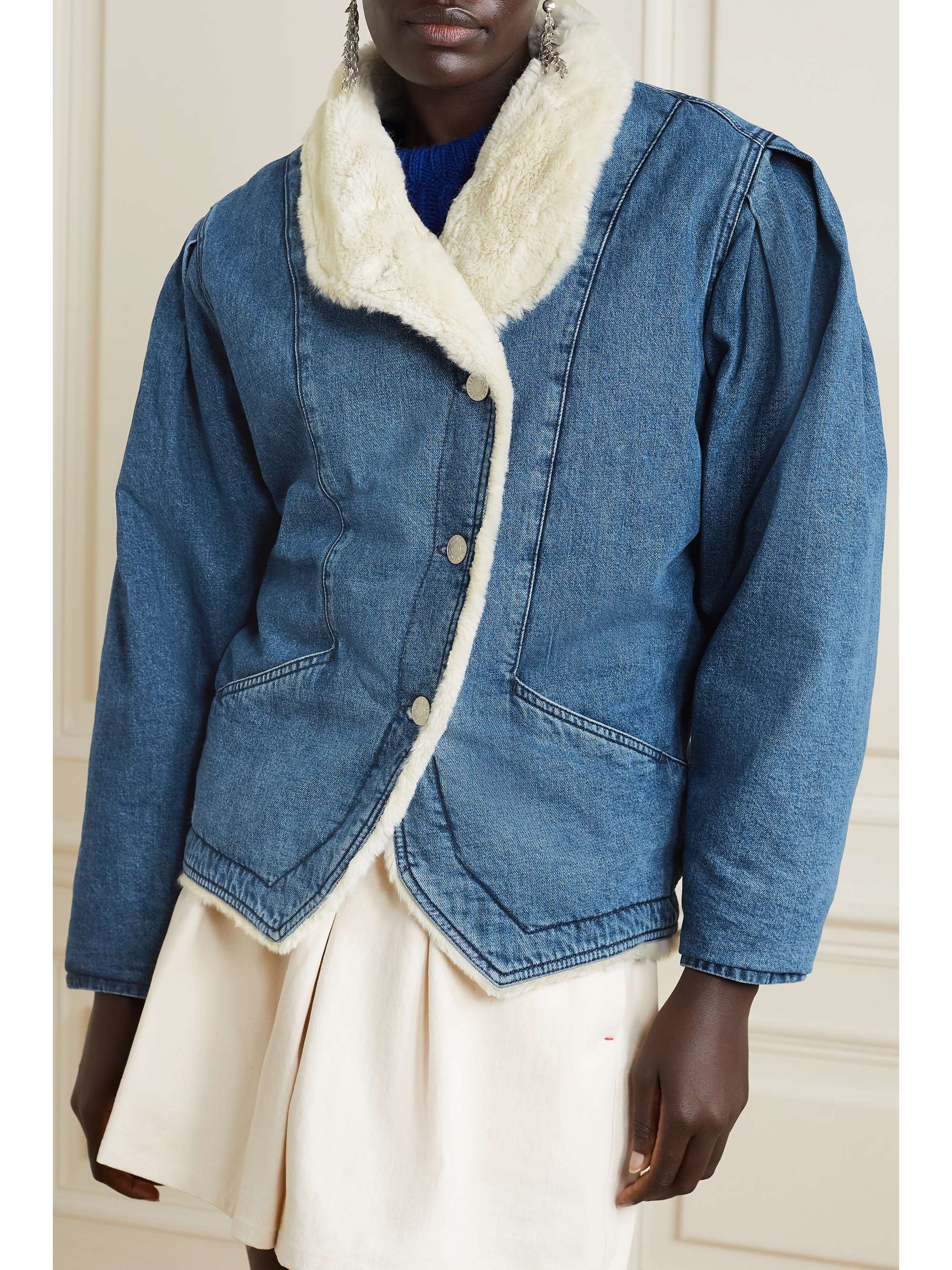 isabel marant fur jacket