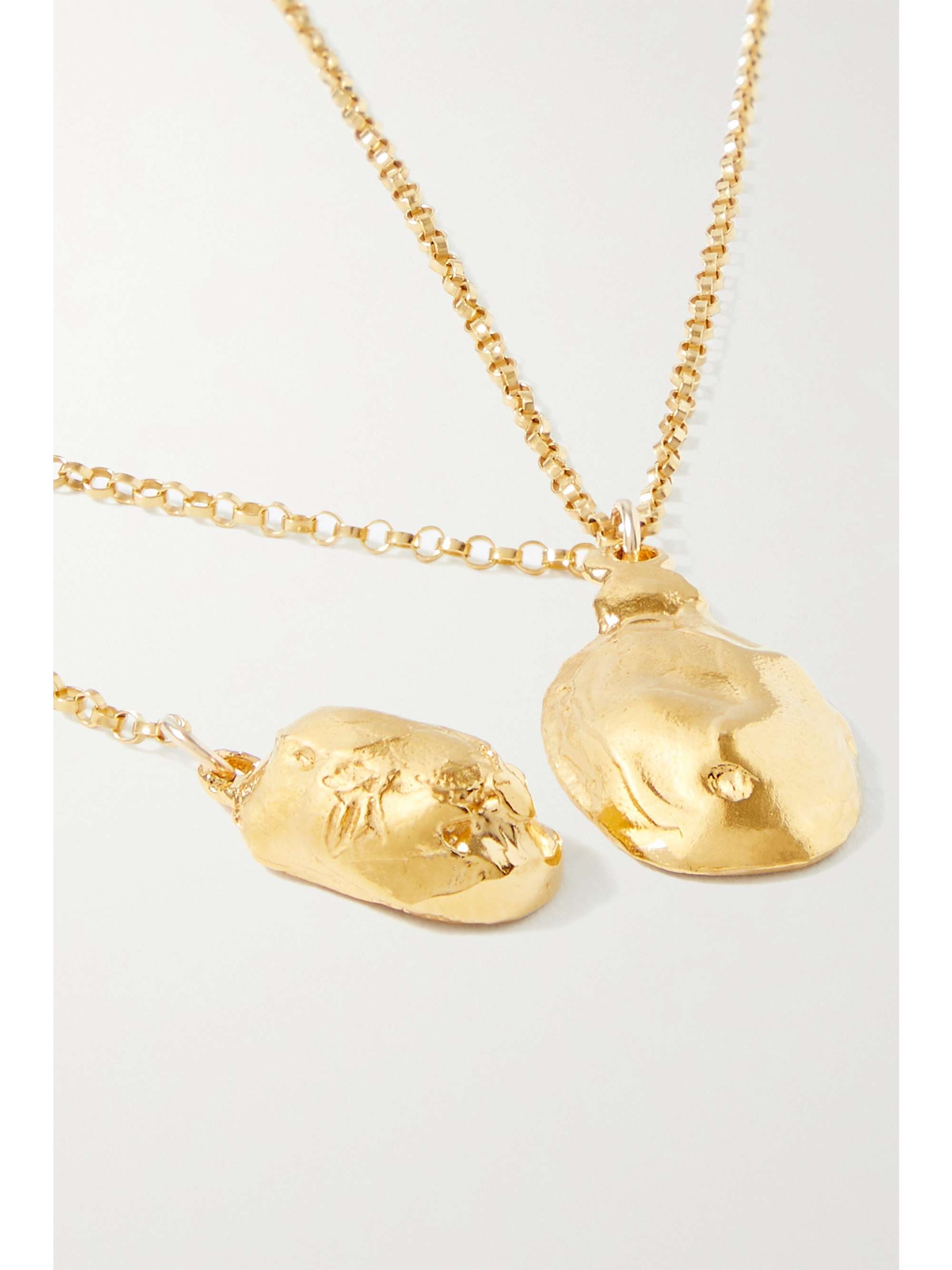 ALIGHIERI The Lunar Rocks gold-plated necklace