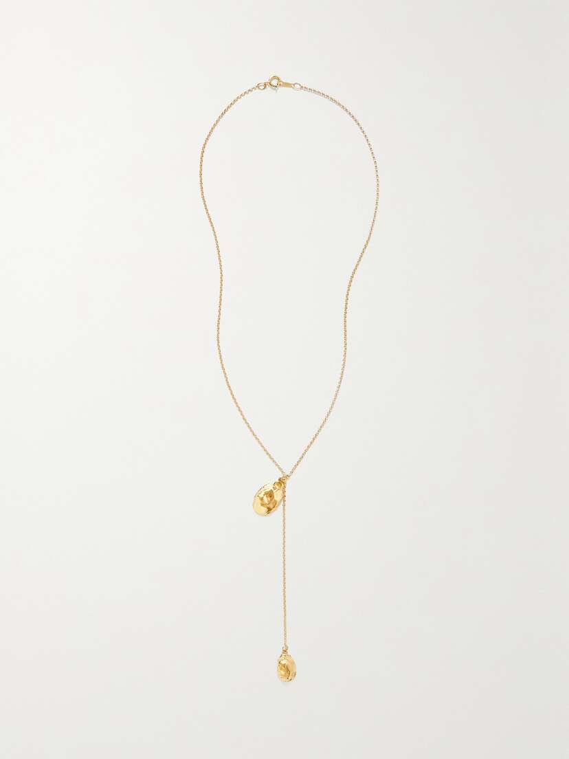 Alighieri + Net Sustain The Lunar Rocks Gold-plated Necklace