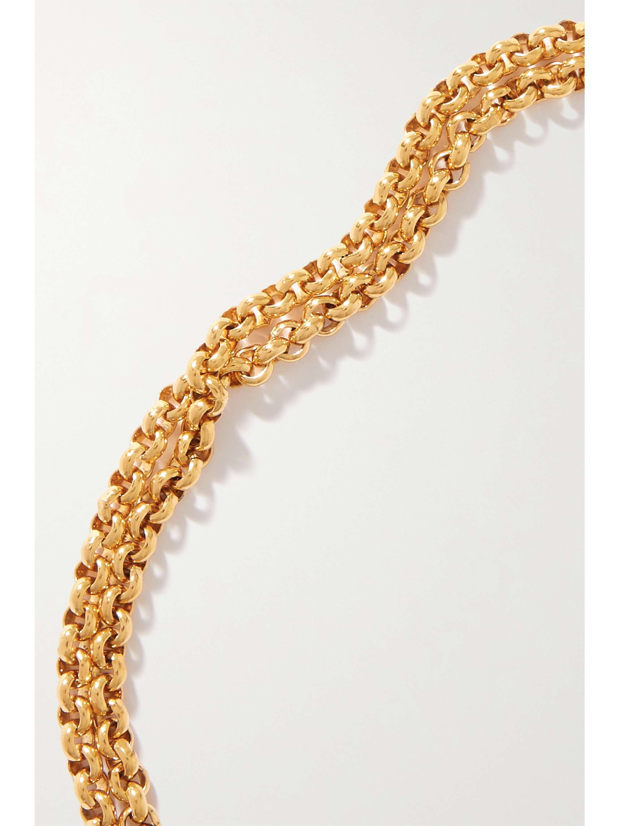 TIMELESS PEARLY Gold-tone pearl necklace