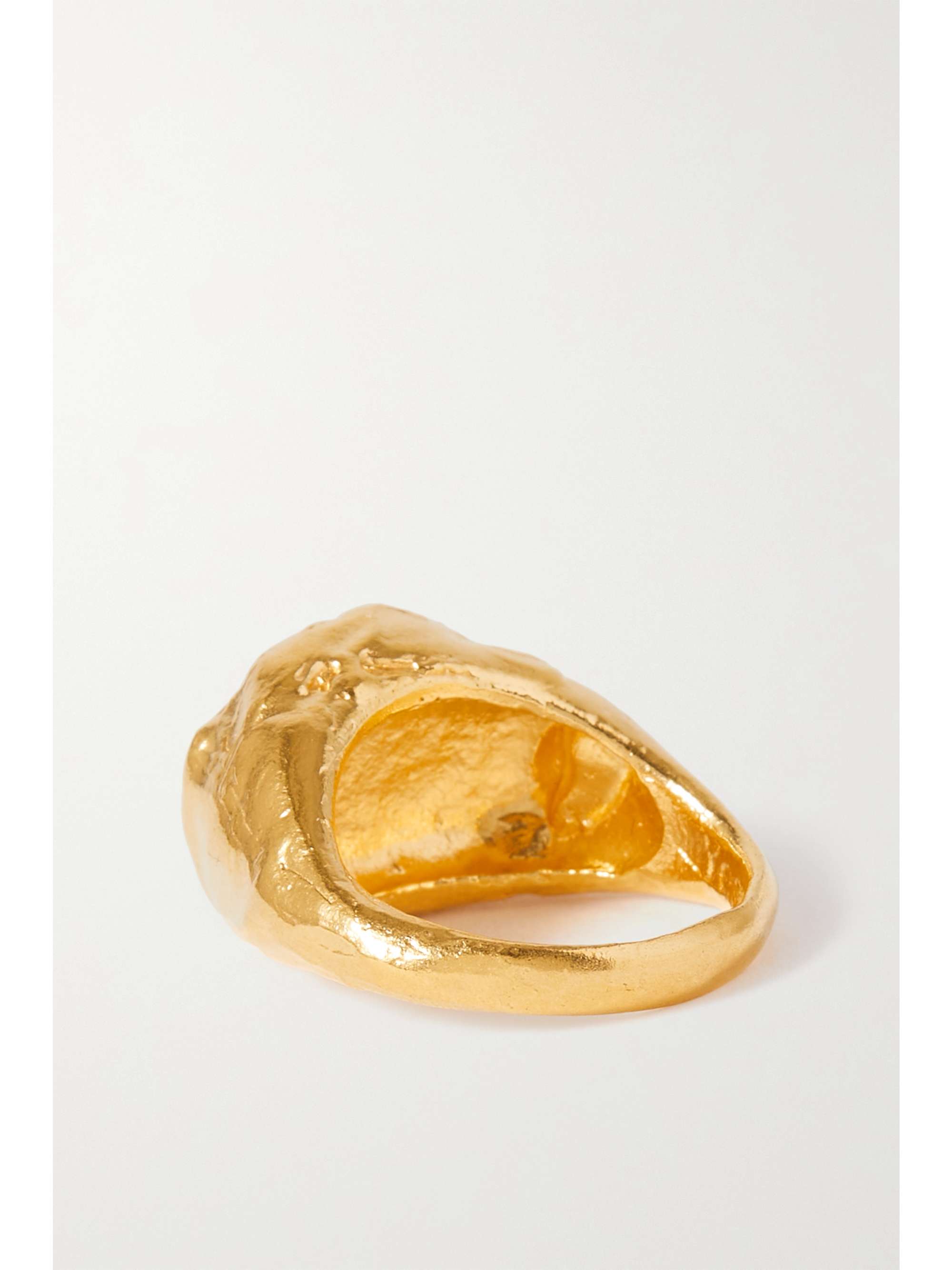 ALIGHIERI Pisces gold-plated ring