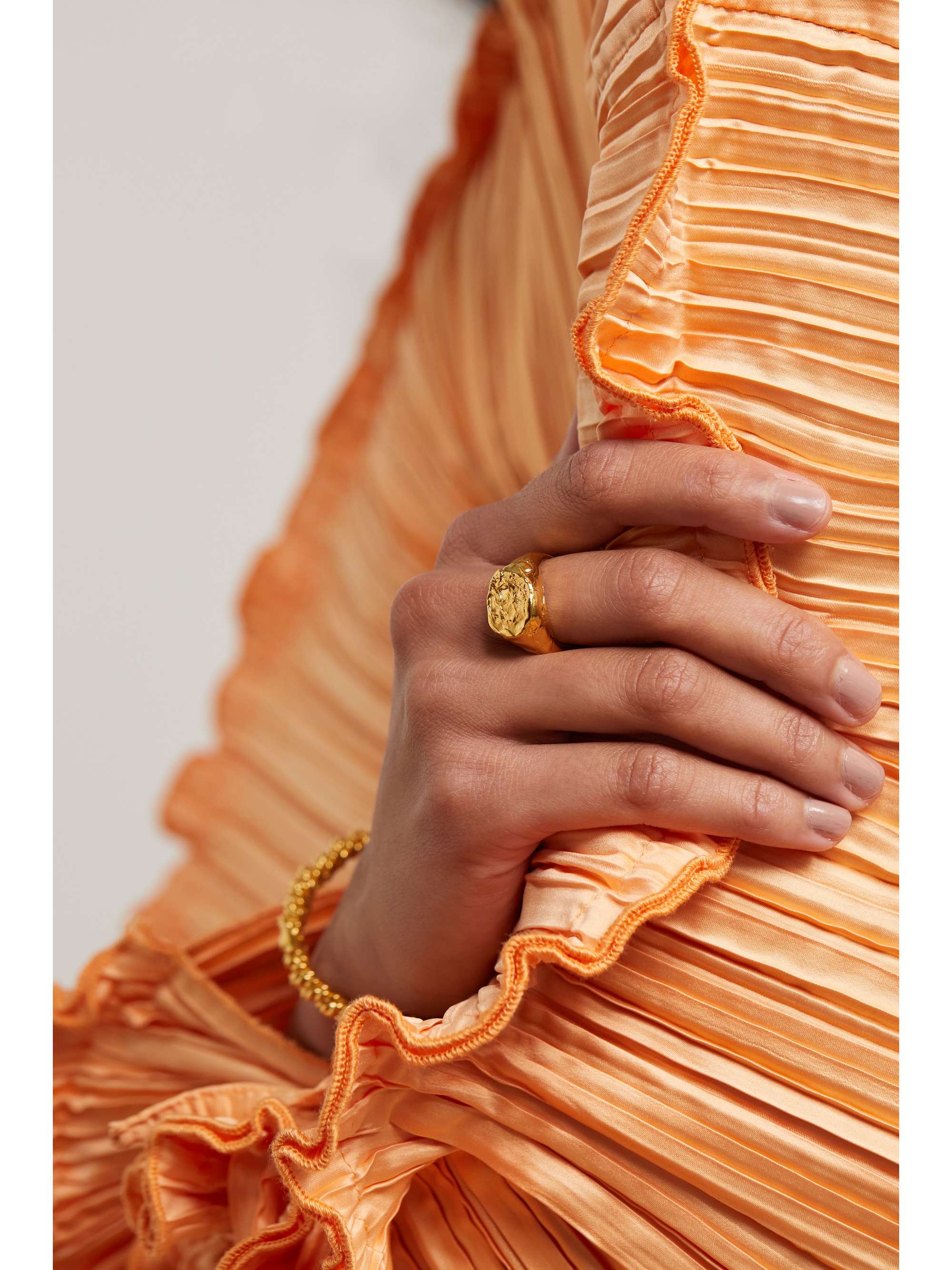 ALIGHIERI Pisces gold-plated ring