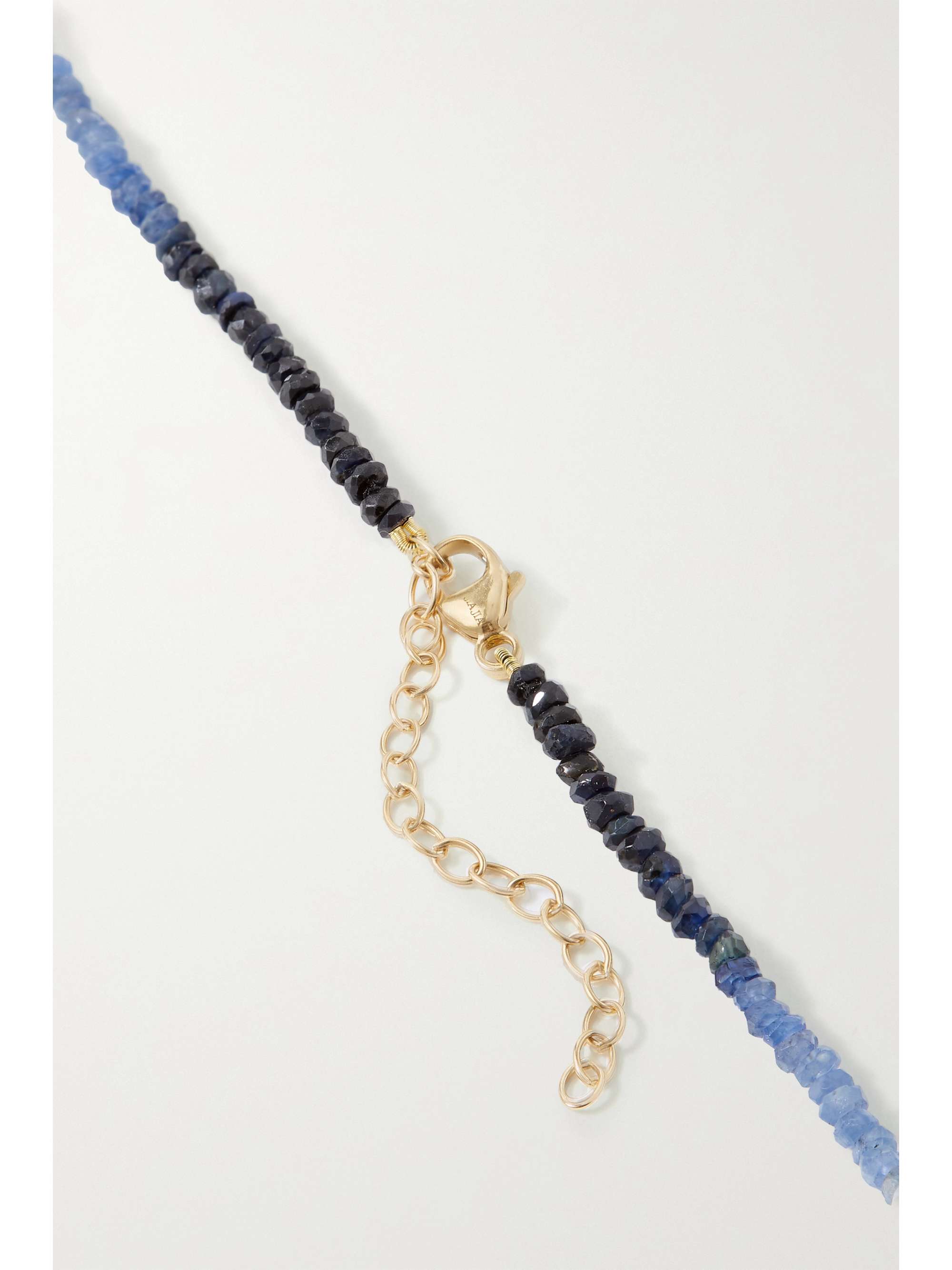 JIA JIA Collier en or, saphirs et quartz