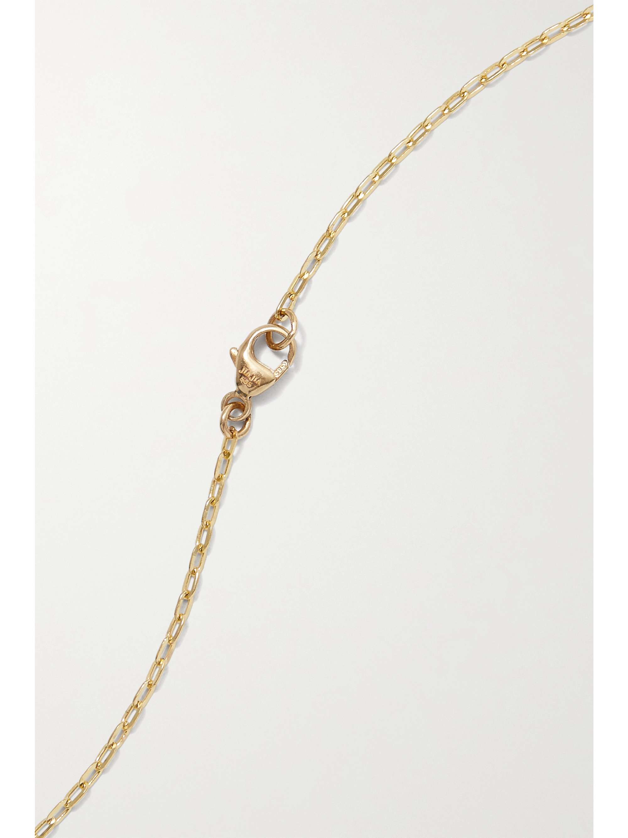 JIA JIA 14-karat gold quartz necklace