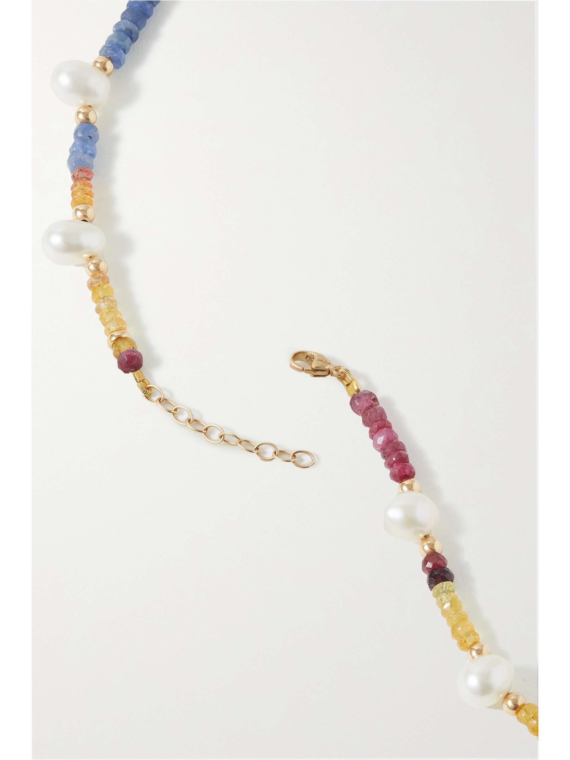 JIA JIA Arizona gold, sapphire and pearl necklace
