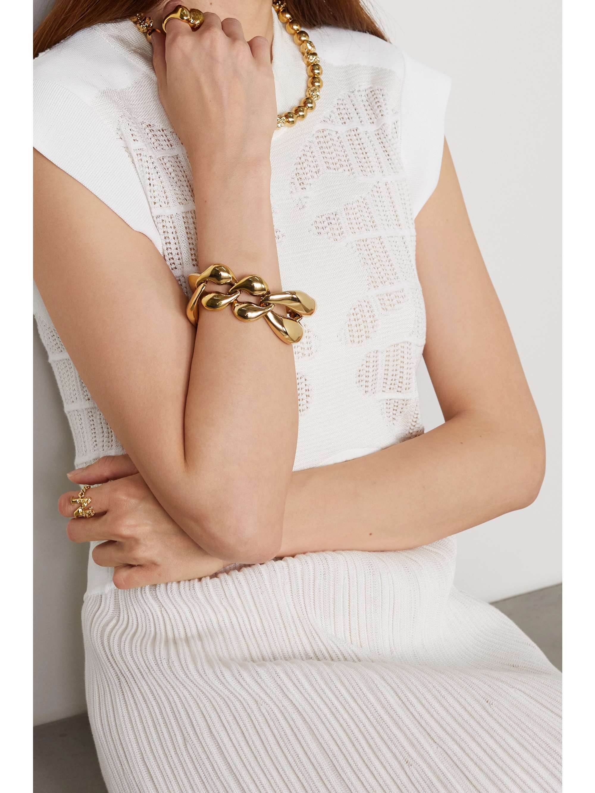 CHLOÉ Trudie gold-tone bracelet