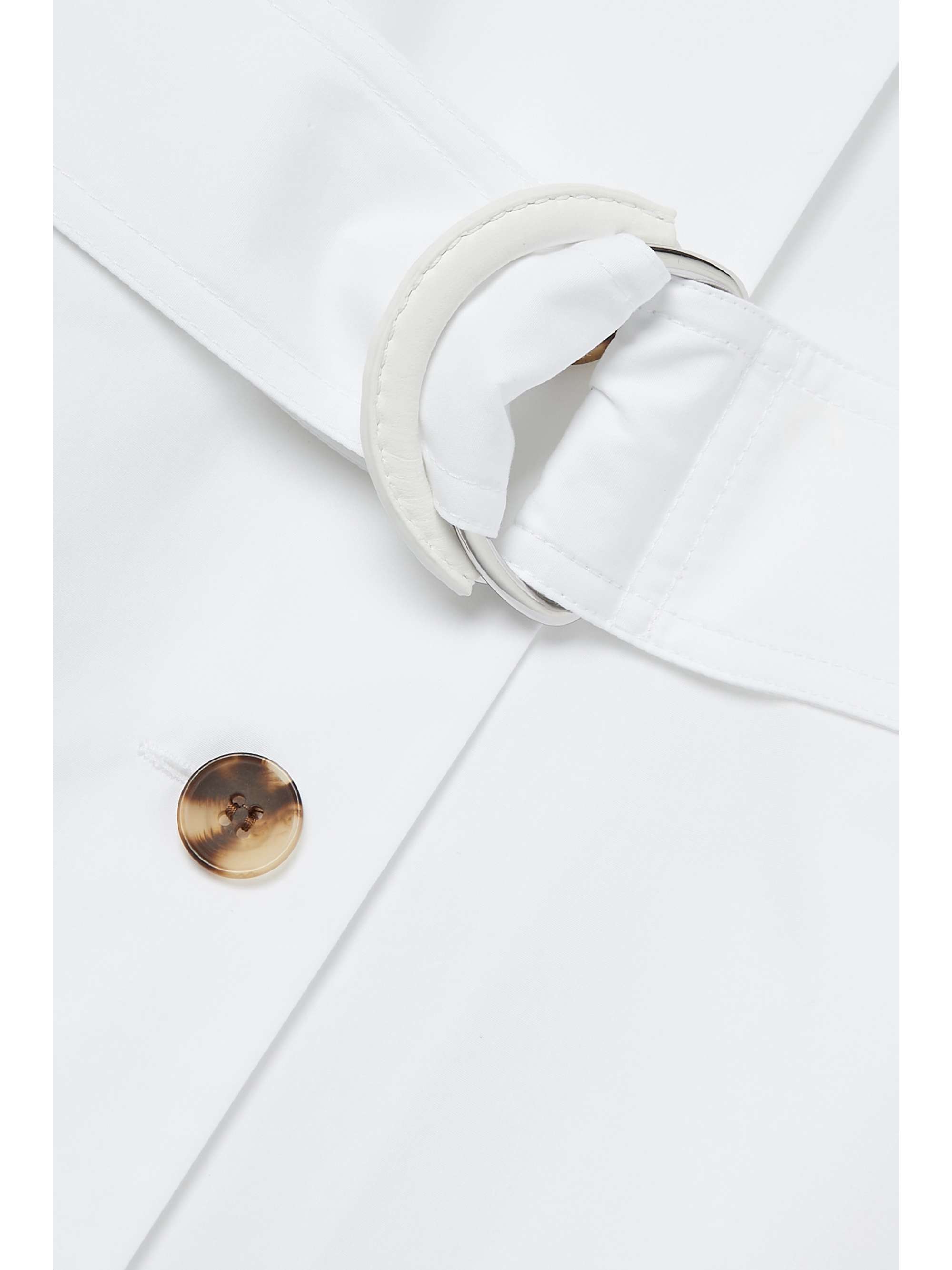 LAFAYETTE 148 Orion belted tiered cotton-poplin midi shirt dress