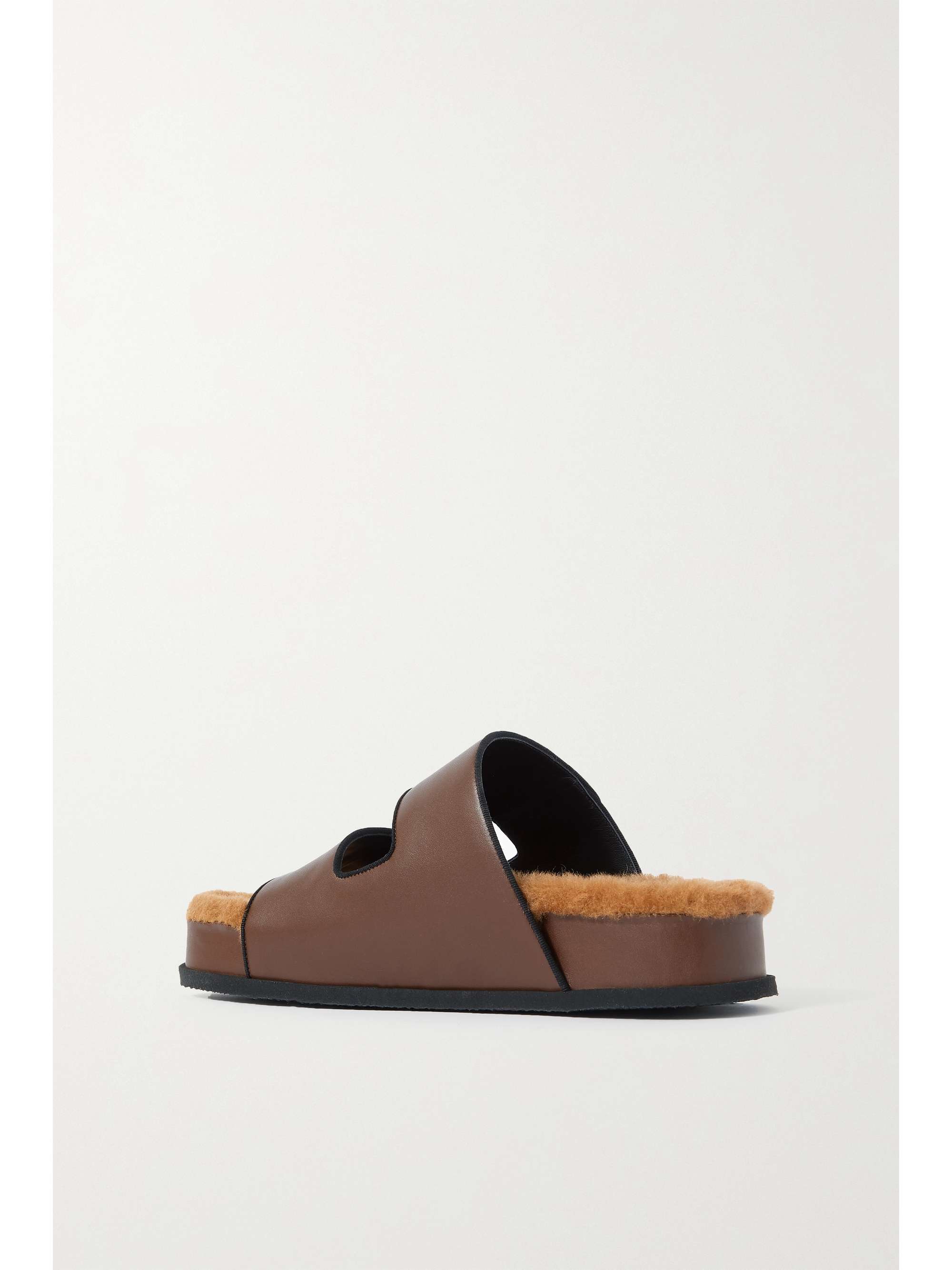 NEOUS Dombai shearling-lined leather slides