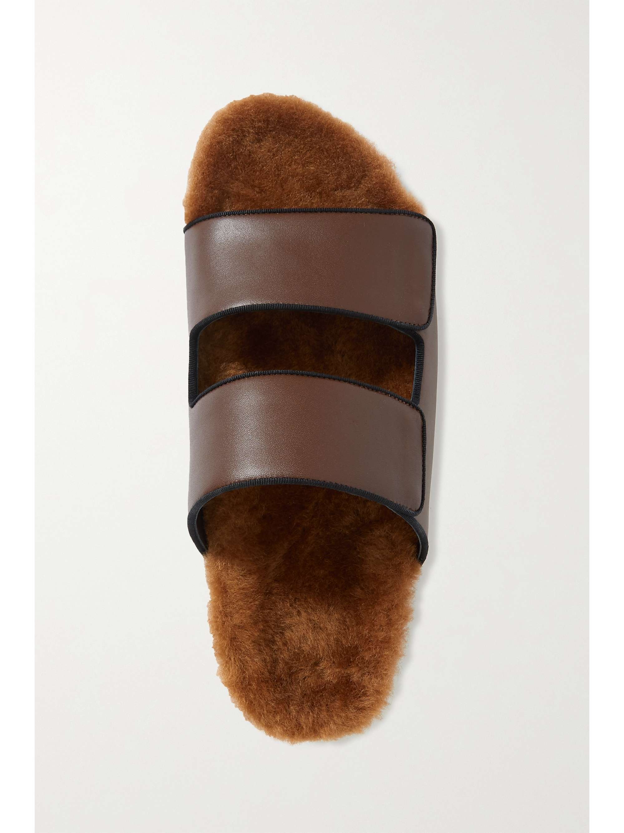 NEOUS Dombai shearling-lined leather slides