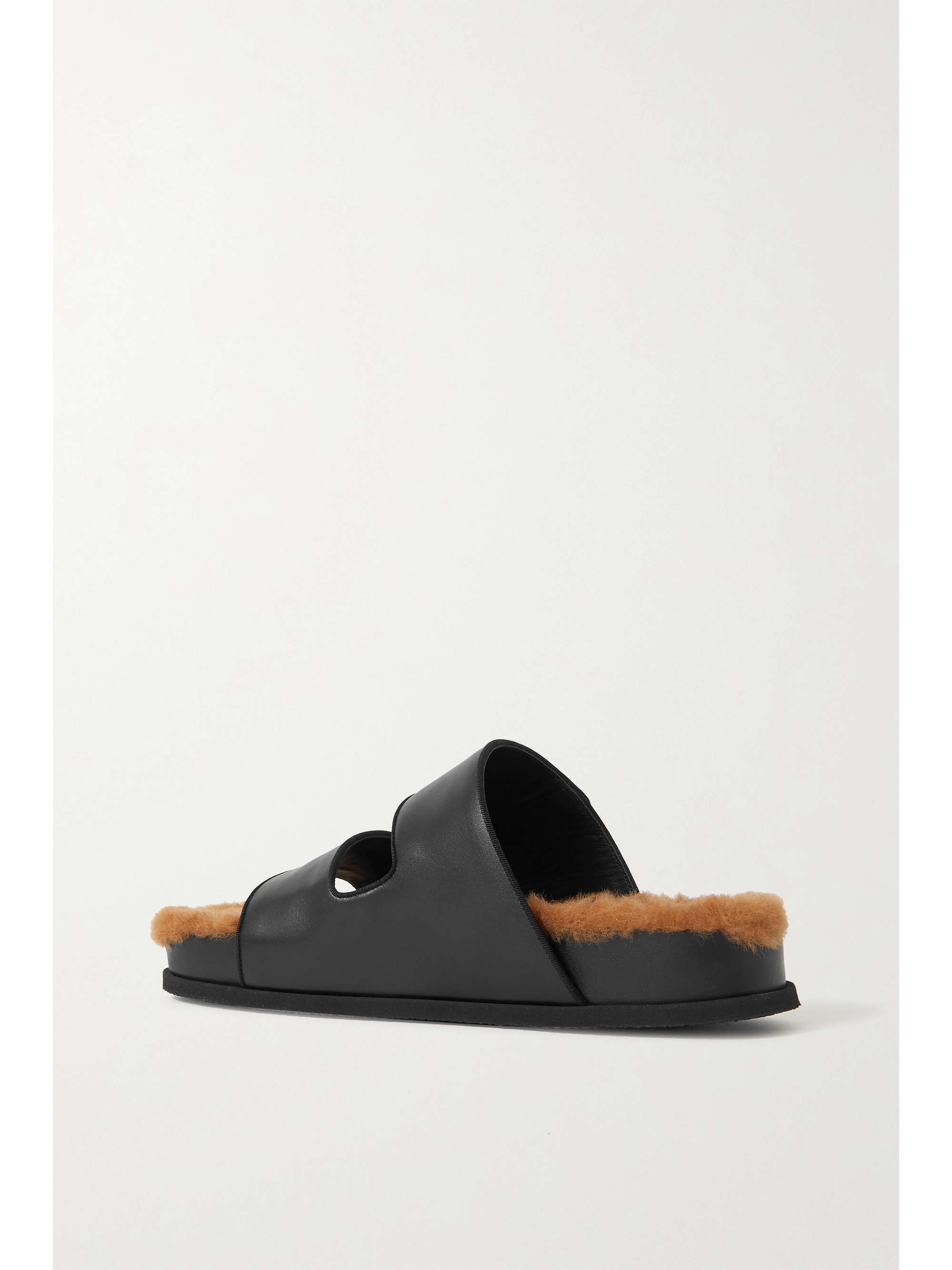 NEOUS Dombai shearling-lined leather slides