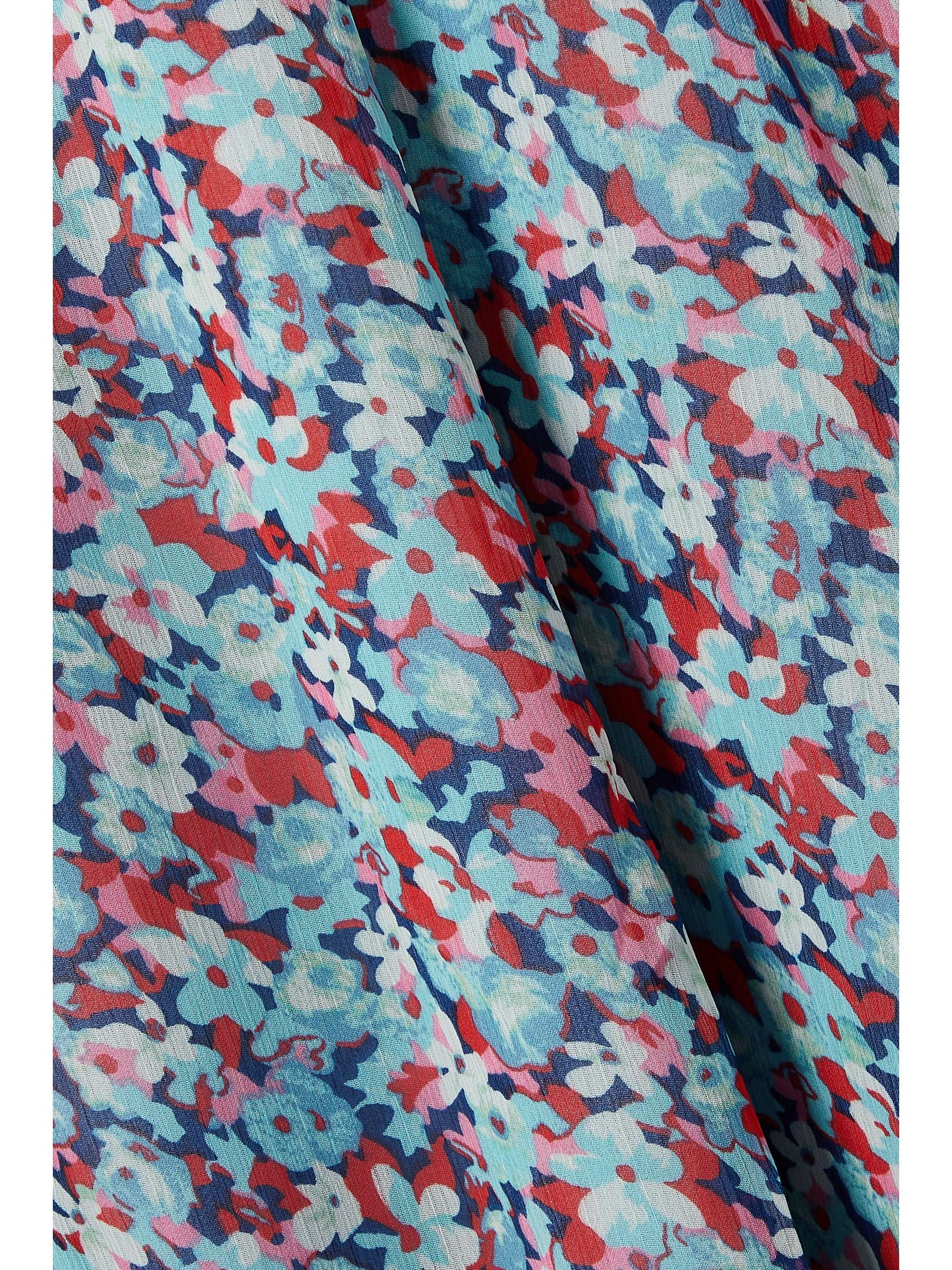 ROTATE BIRGER CHRISTENSEN Carly off-the-shoulder floral-print recycled crepe maxi dress