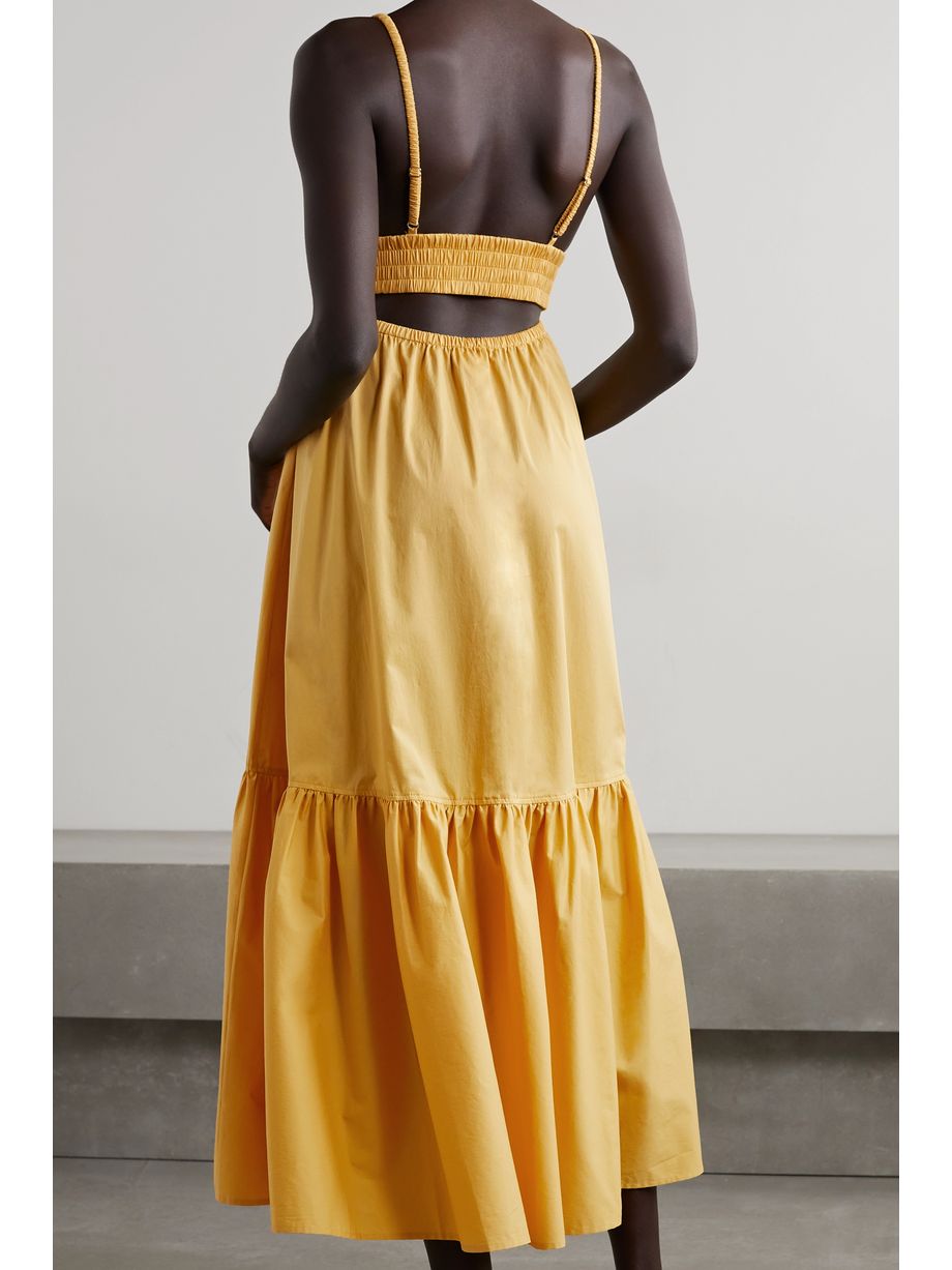 yellow dress net a porter