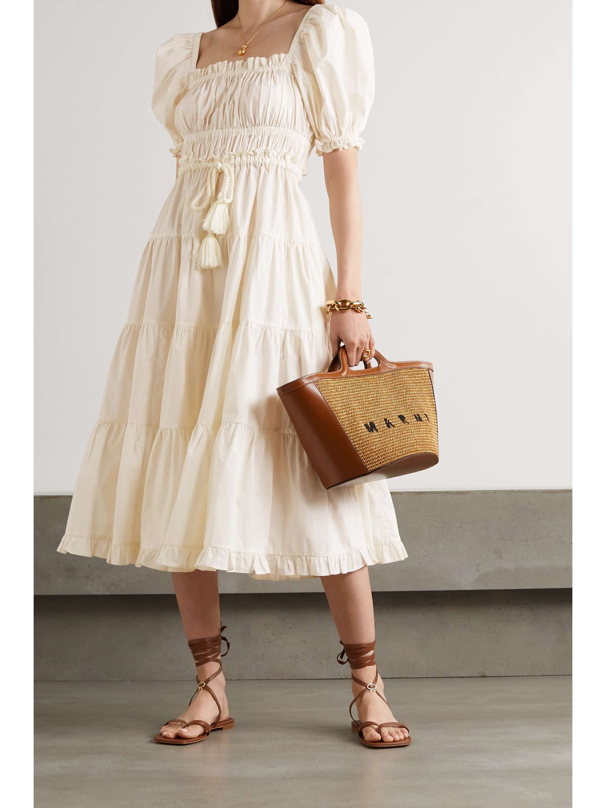 Váy mặc nhà Váy midi 'Iliana' của Ulla Johnson