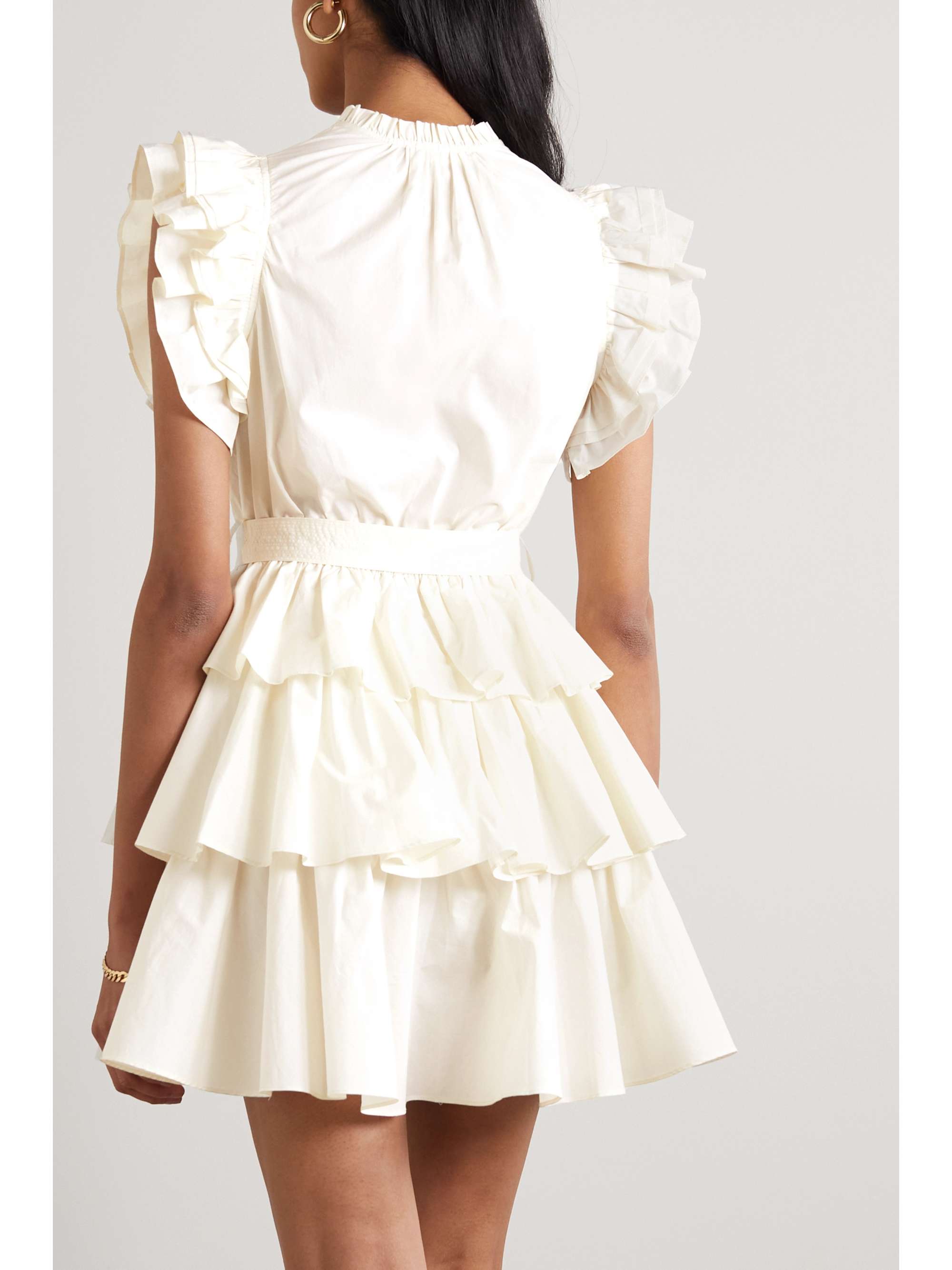 ulla johnson narcissa ruffle gown
