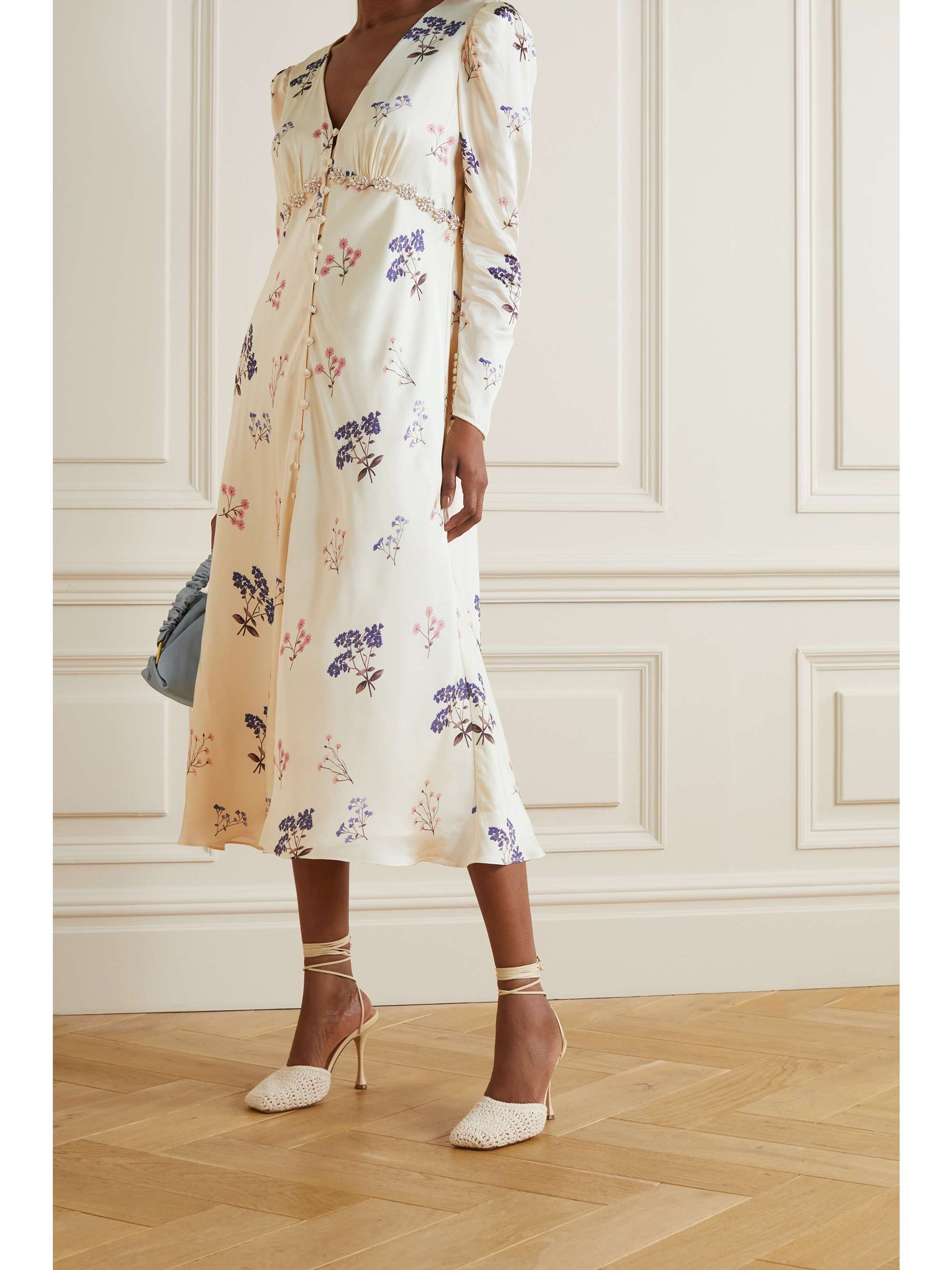 self portrait floral print dress
