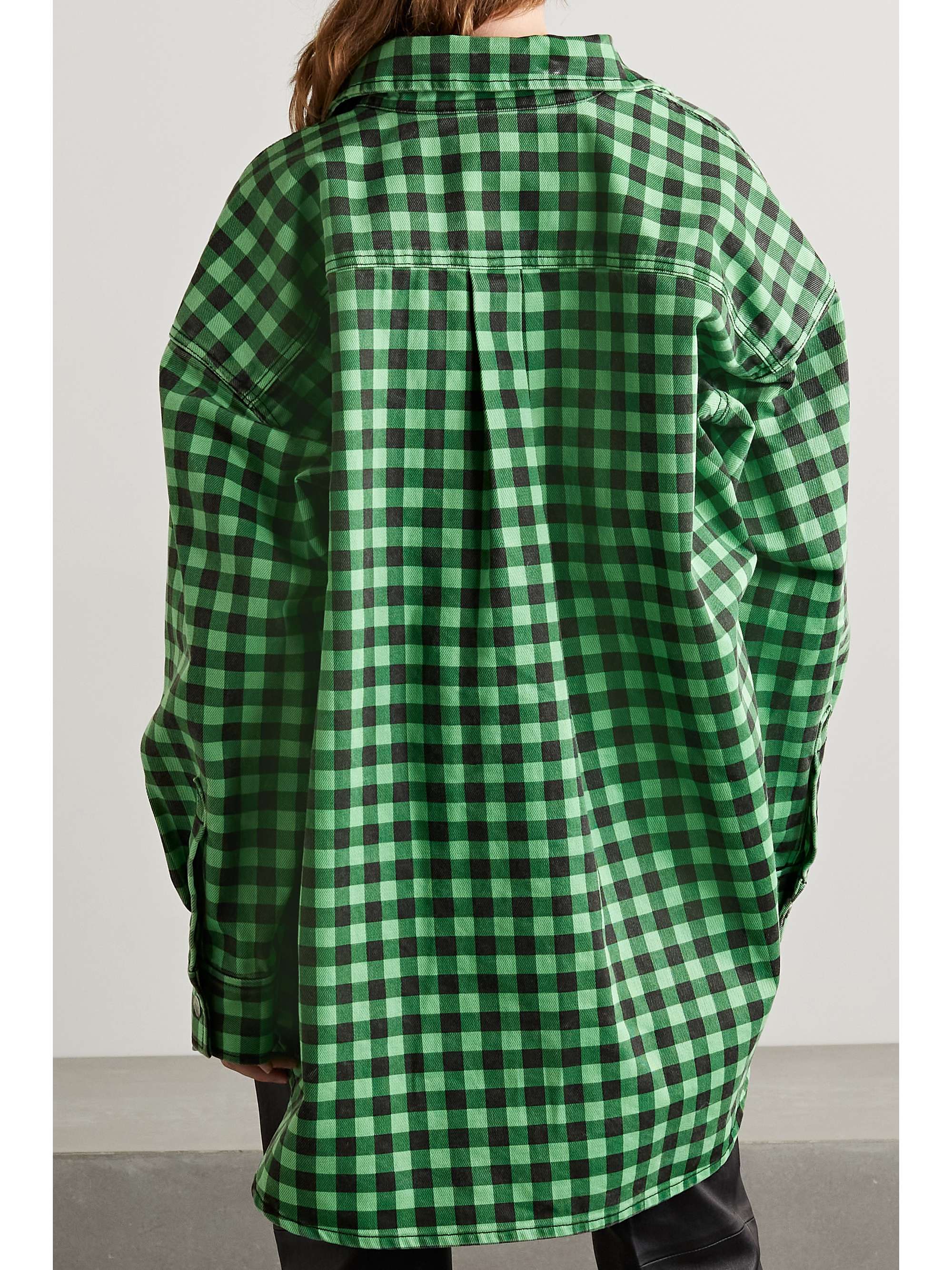 alexander wang oversized denim jacket