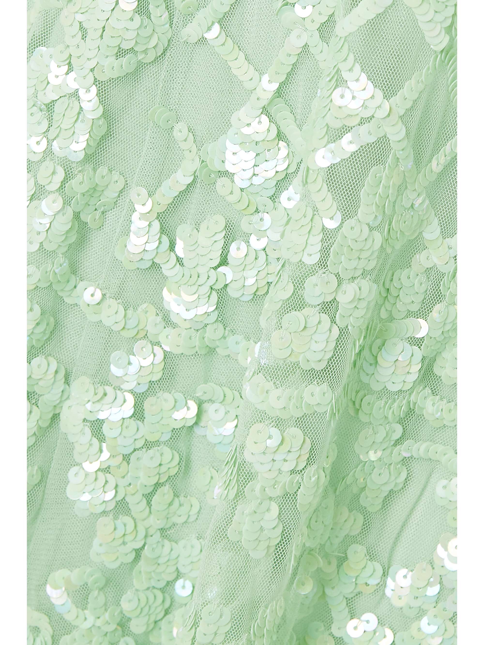 NEEDLE & THREAD Mirabelle ruffled sequin-embellished tulle mini dress