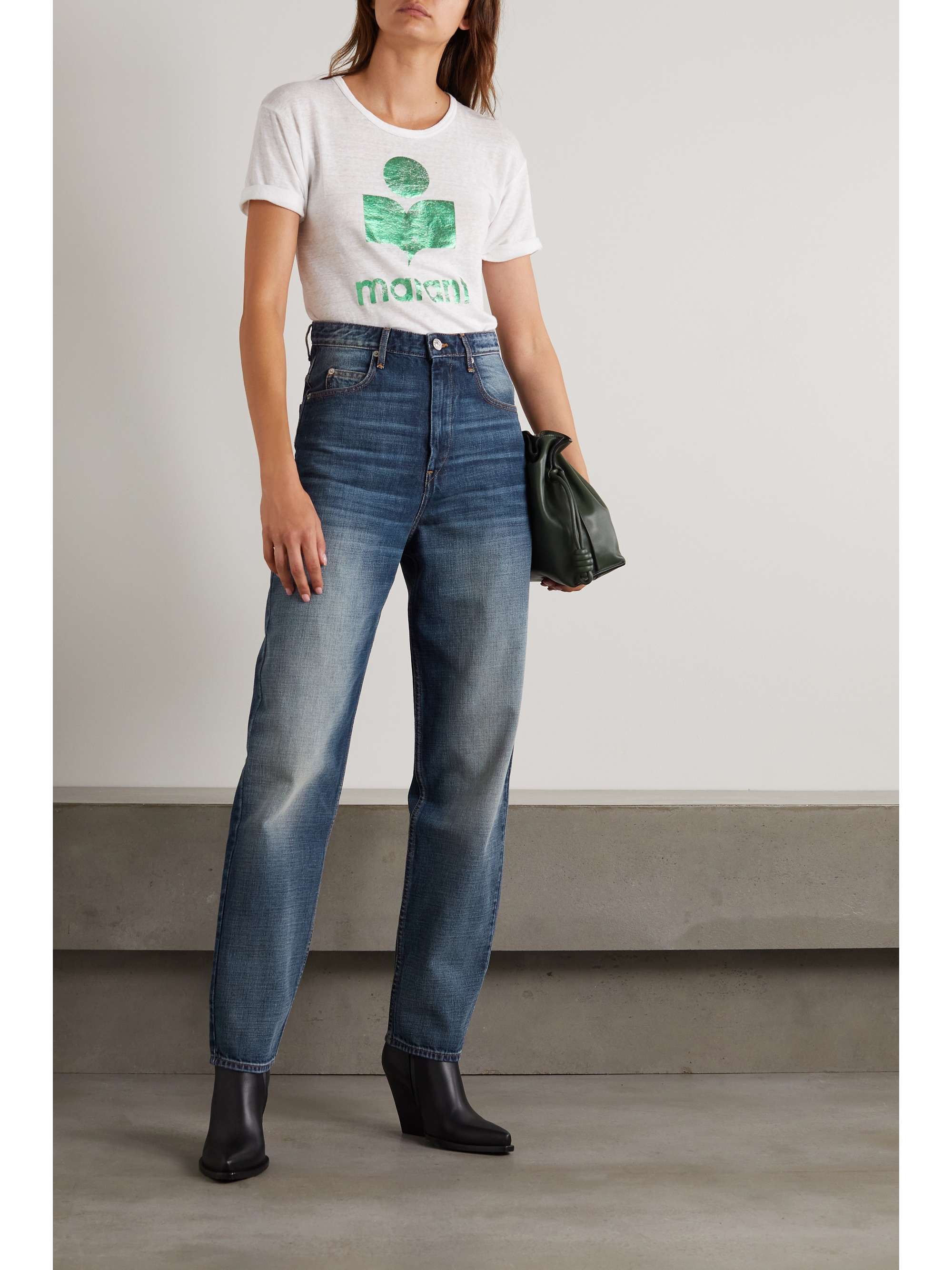 Mid denim Corsysr boyfriend jeans | ISABEL MARANT ÉTOILE | NET-A-PORTER