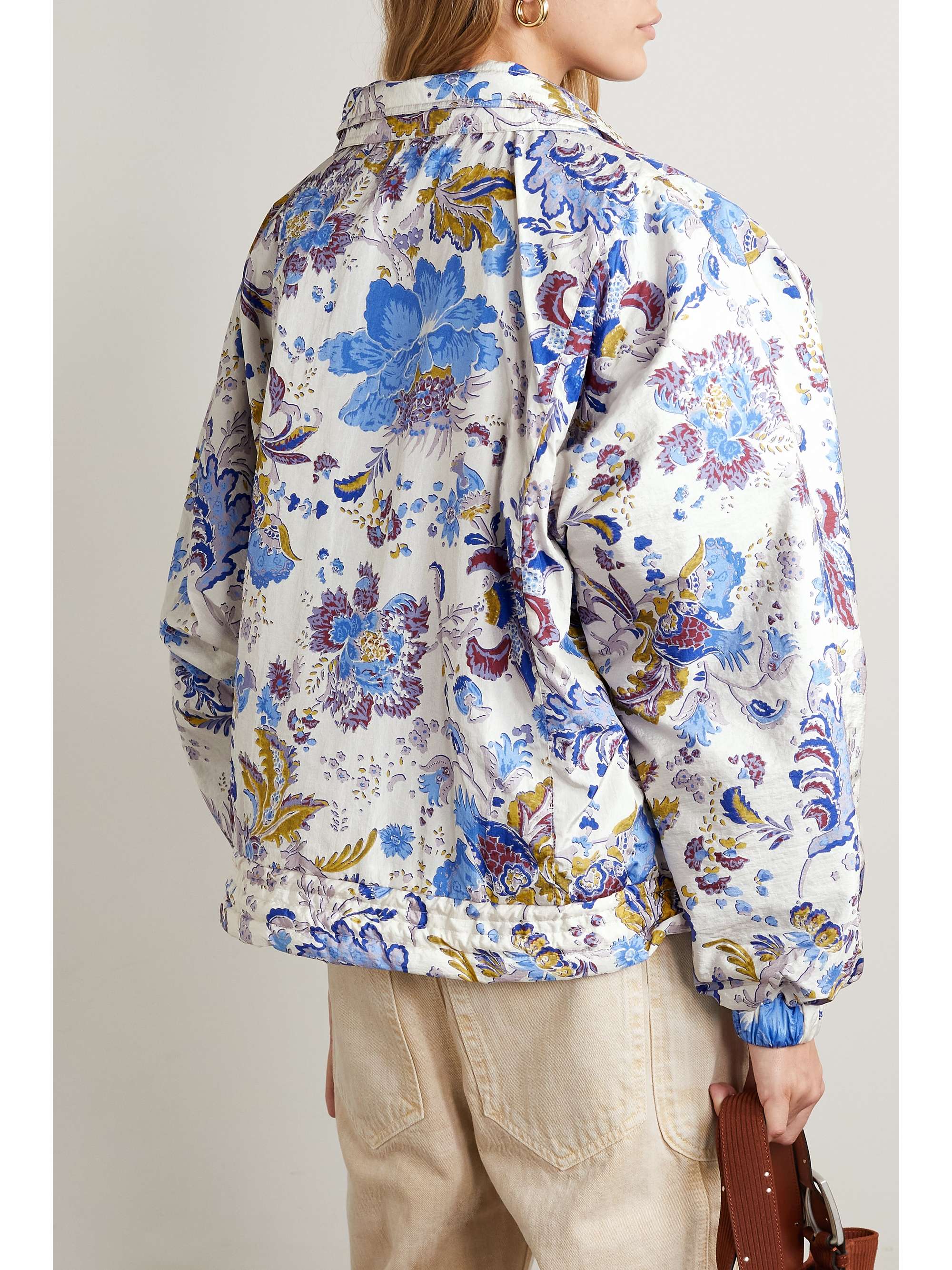 padded floral jacket
