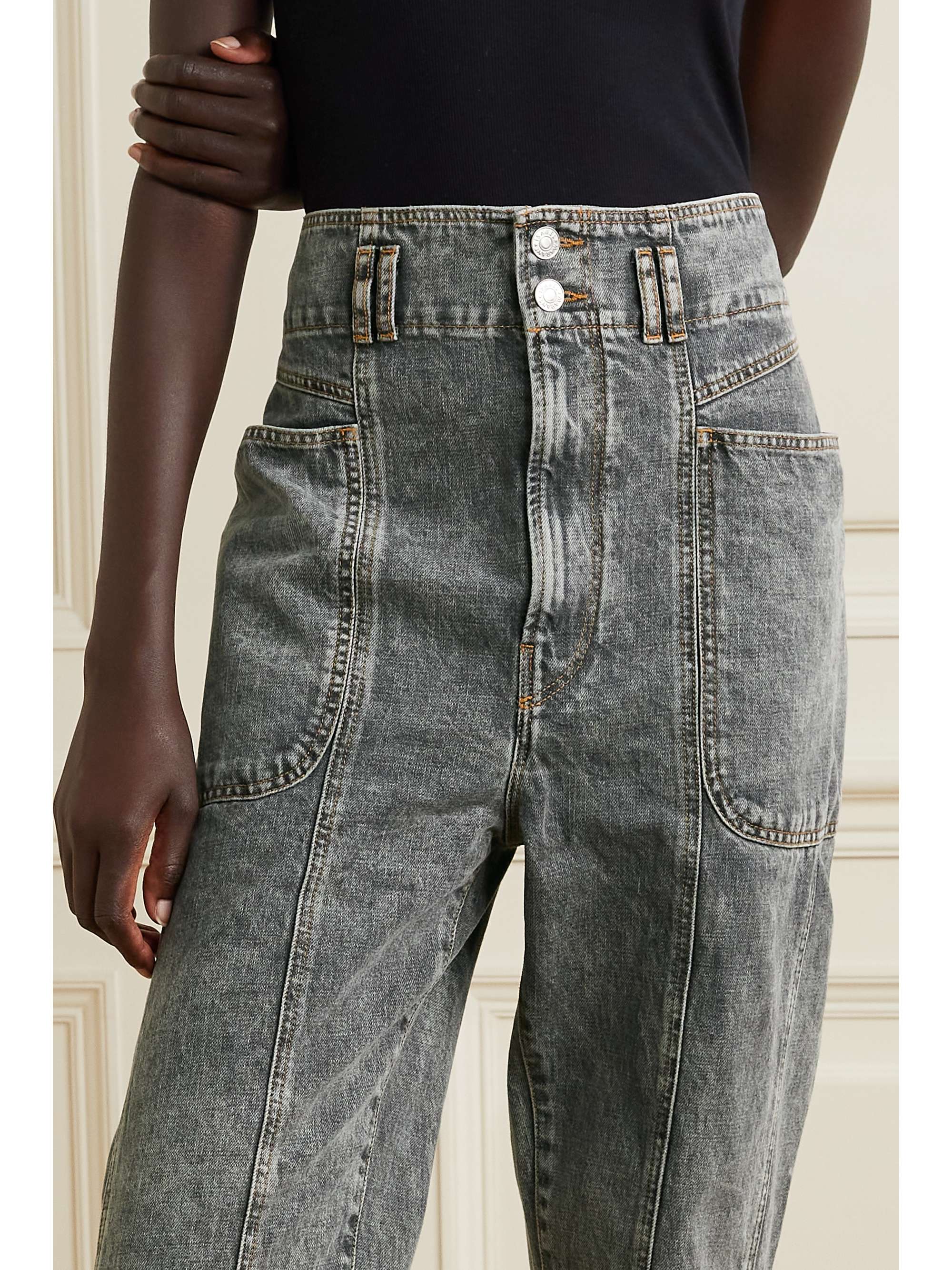 MARANT ÉTOILE Tess high-rise slim boyfriend jeans