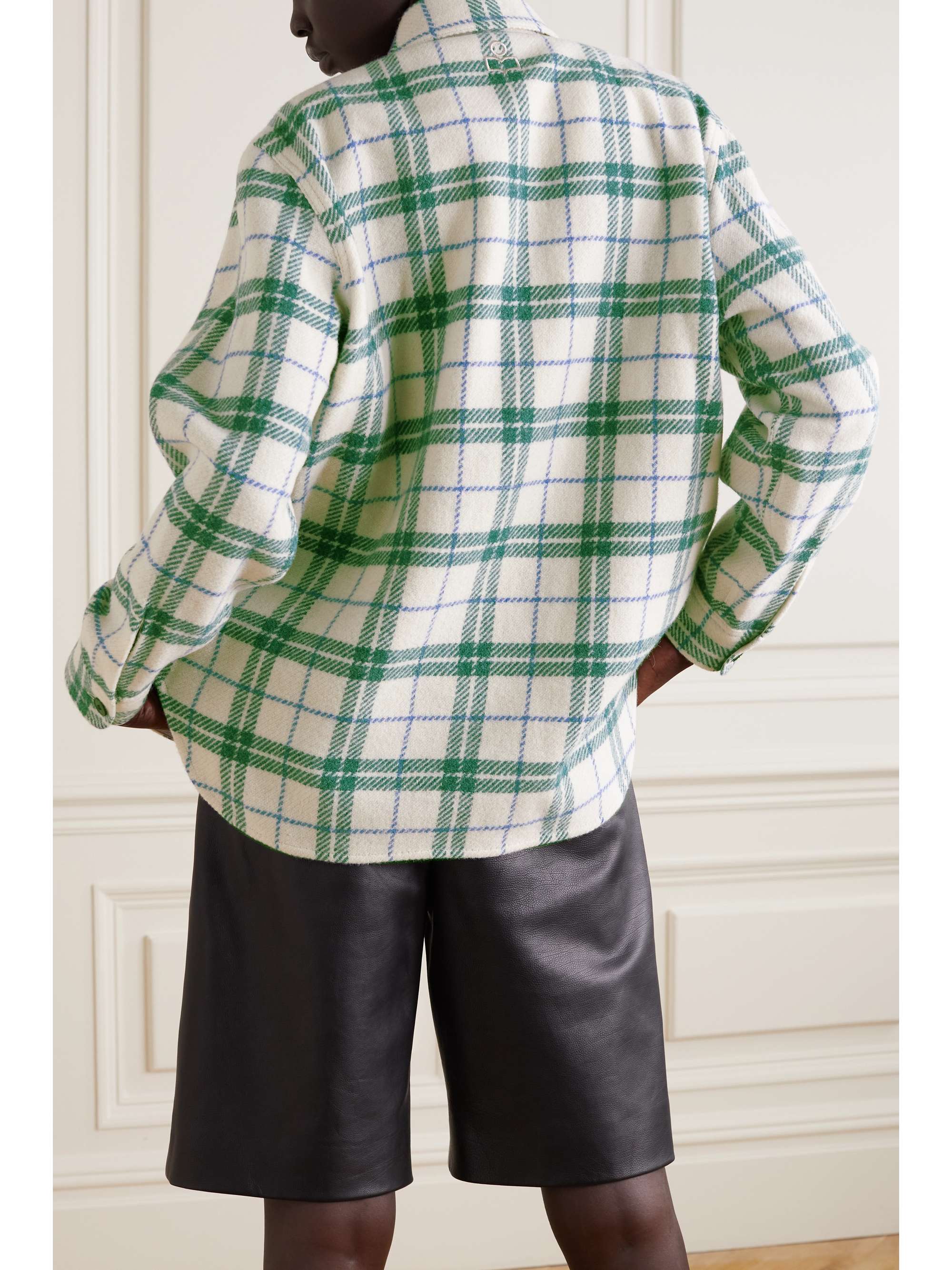 ISABEL MARANT ÉTOILE Faxon checked wool jacket