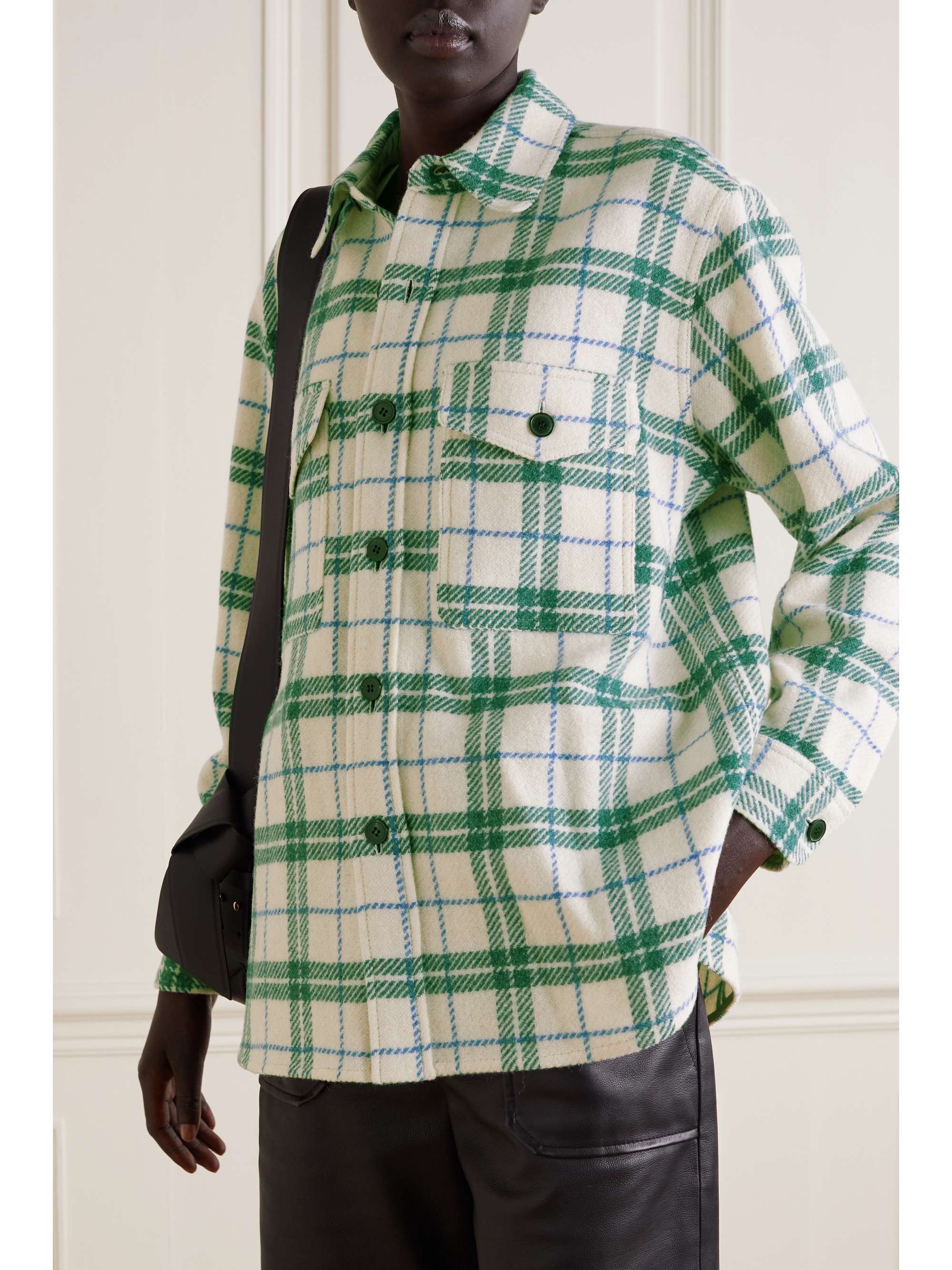 ISABEL MARANT ÉTOILE Faxon checked wool jacket