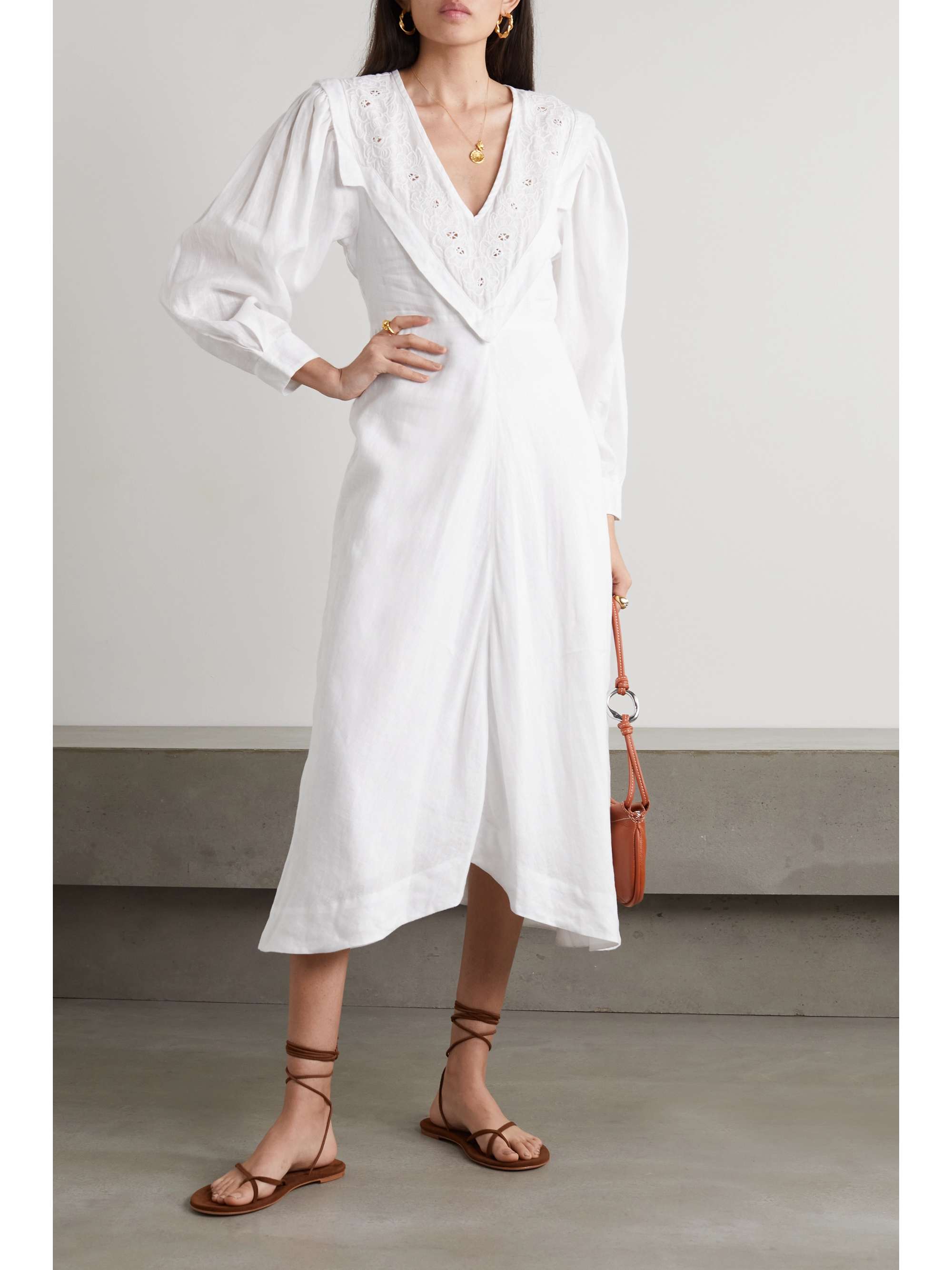 isabel marant etoile dress white