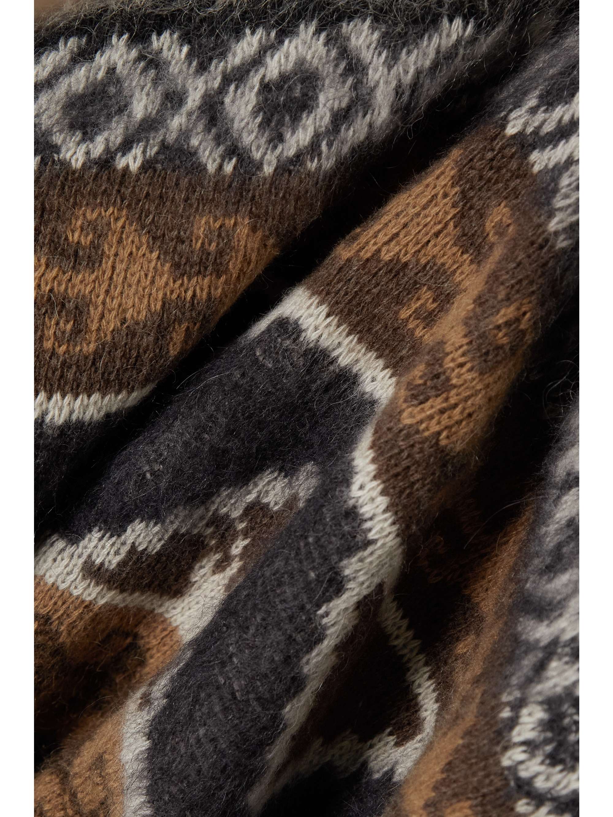 ETRO Oversized intarsia-knit sweater