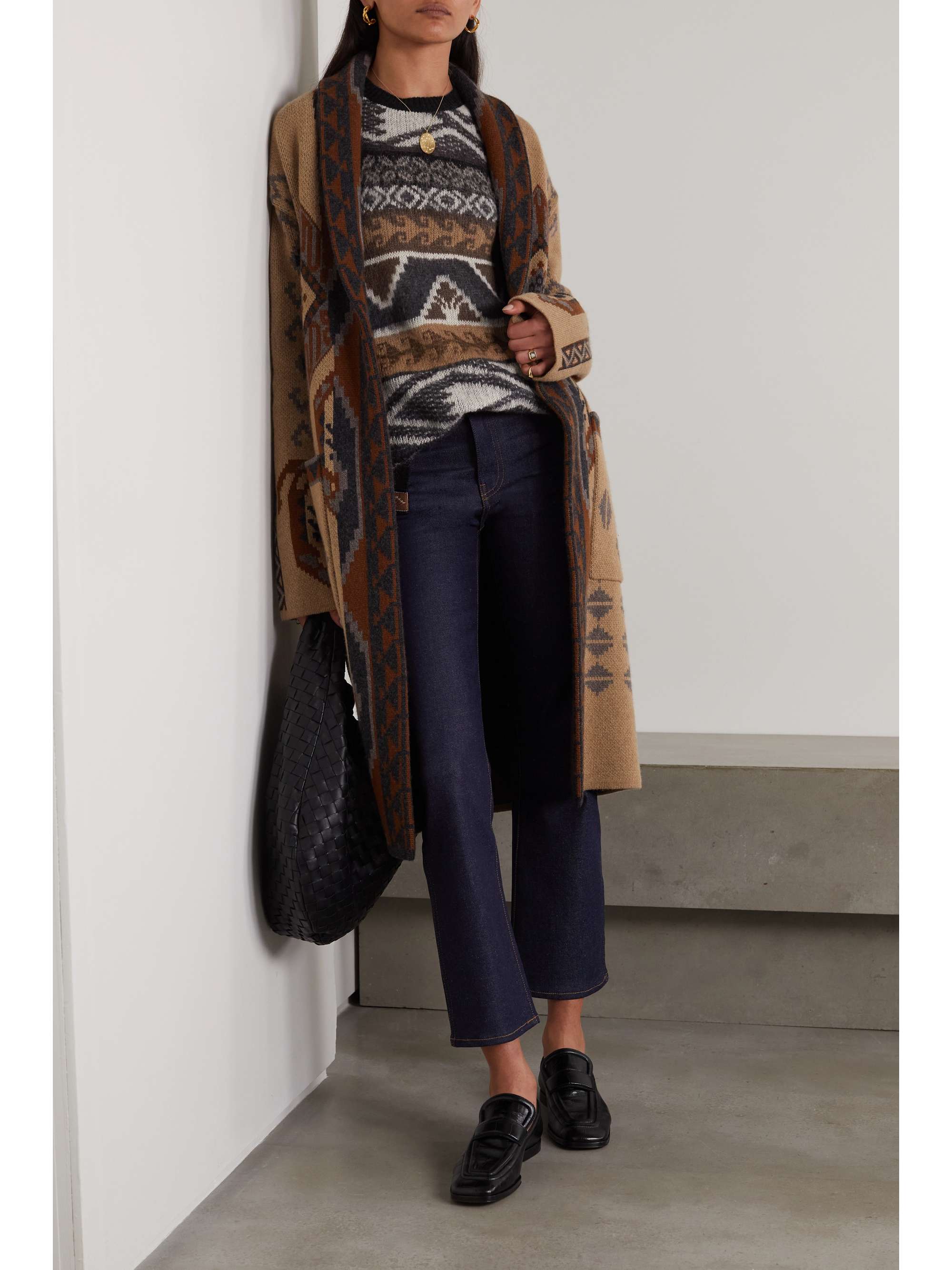 ETRO Oversized intarsia-knit sweater
