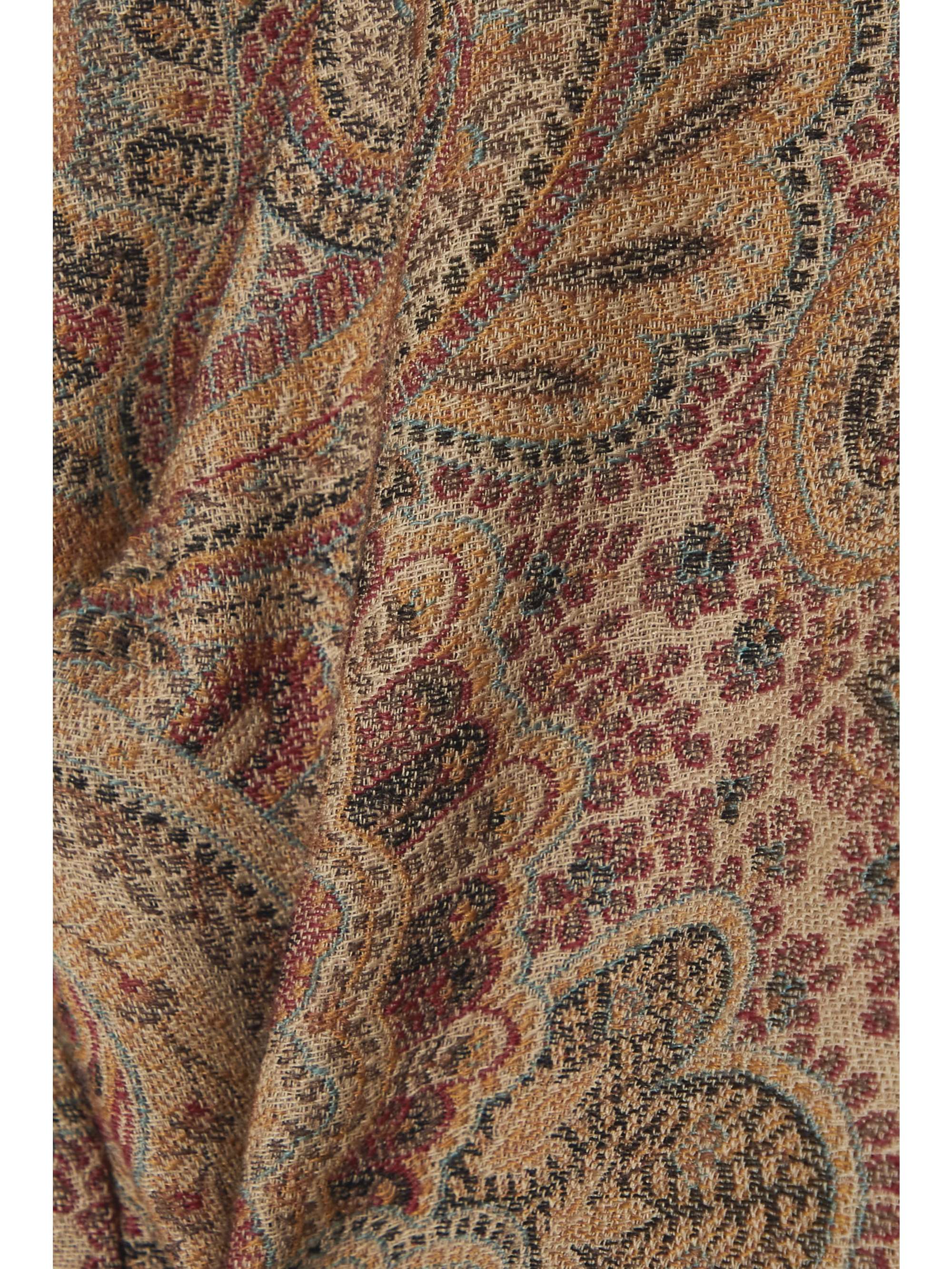 ETRO Layered paisley wool-blend jacquard shorts