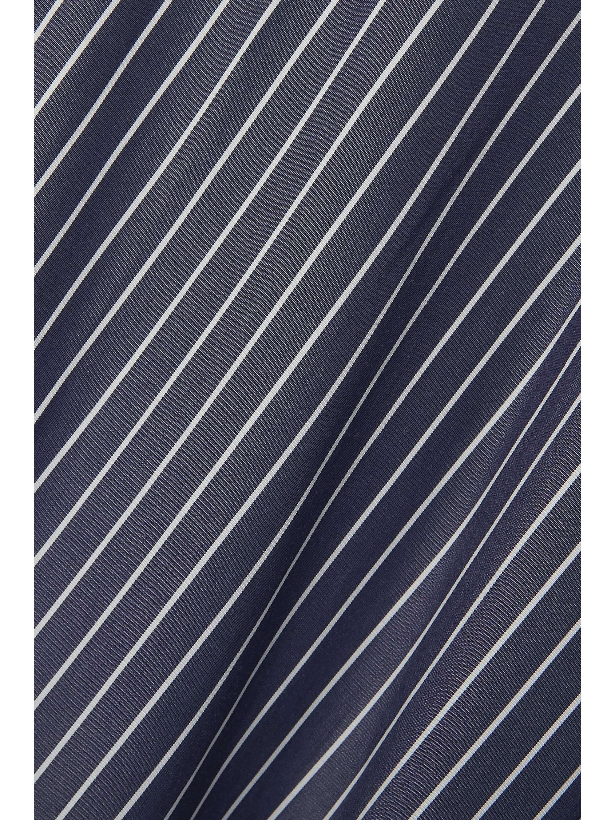 MAX MARA Pinstriped cotton-poplin shirt dress