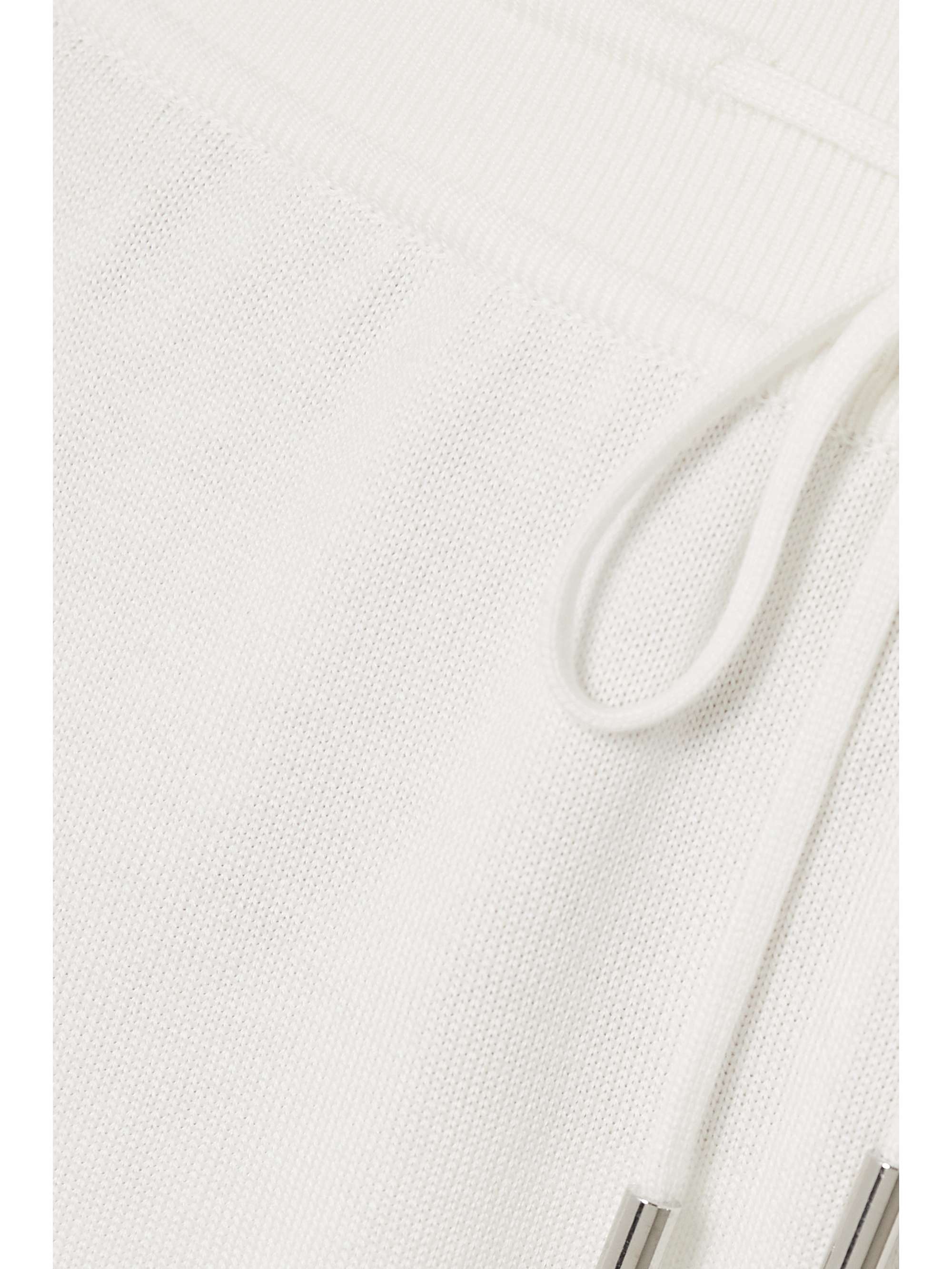 LORO PIANA Quiberon silk and cotton-blend track pants