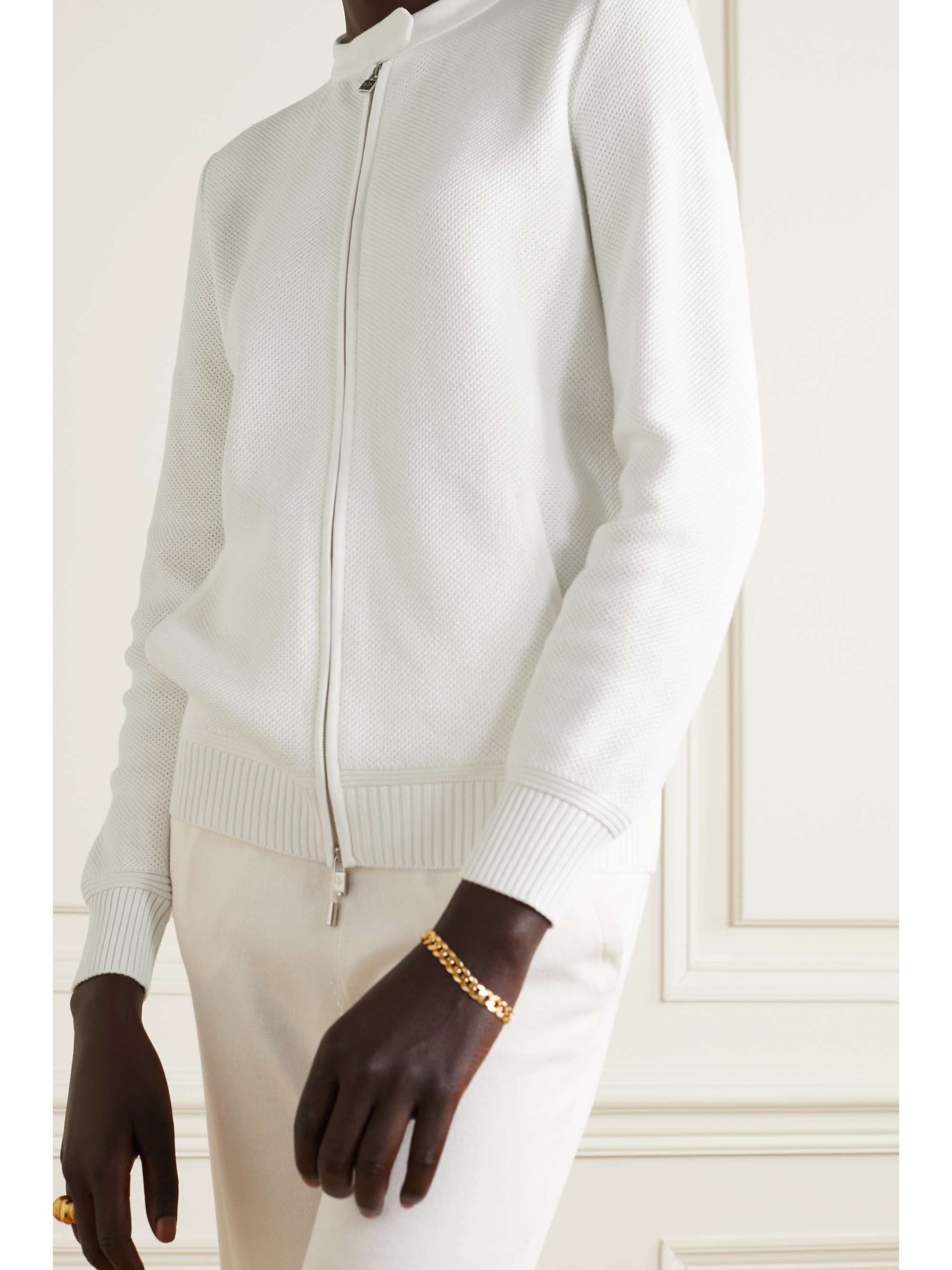 LORO PIANA Beausoleil Cardigan aus einer Seiden-Baumwollmischung