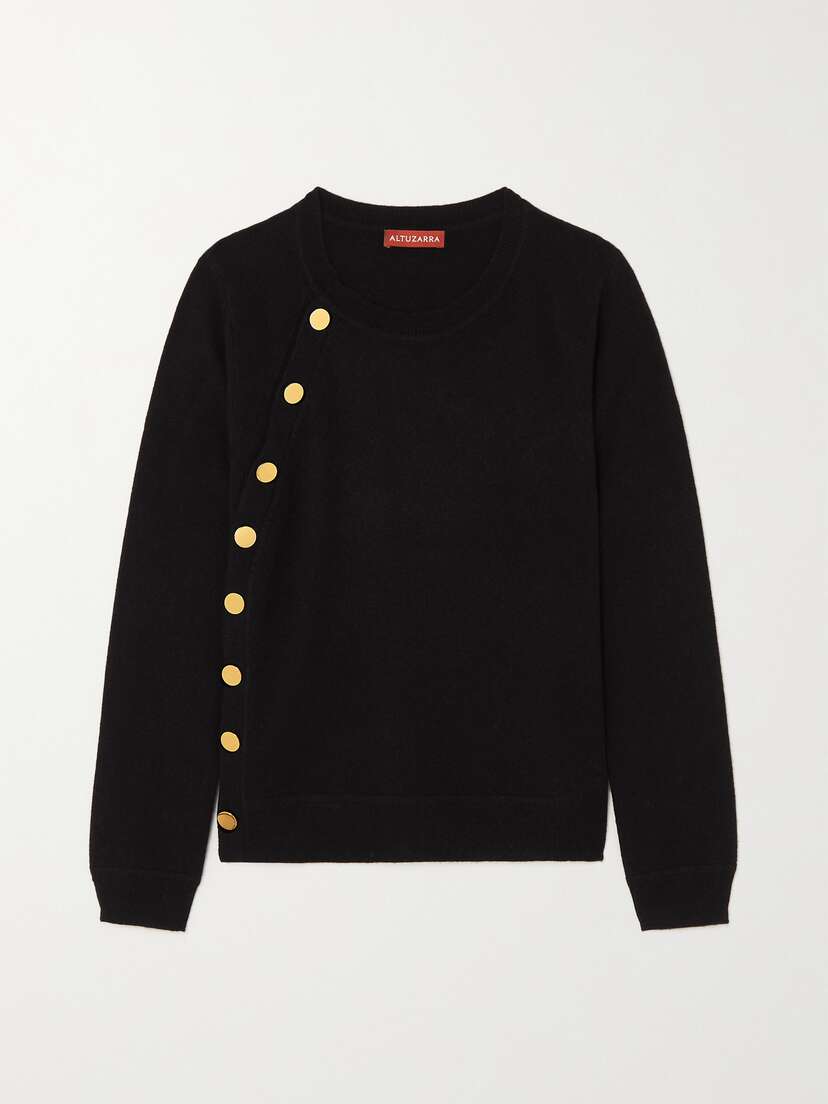 Altuzarra Minamoto Button-detailed Cashmere Sweater - x small