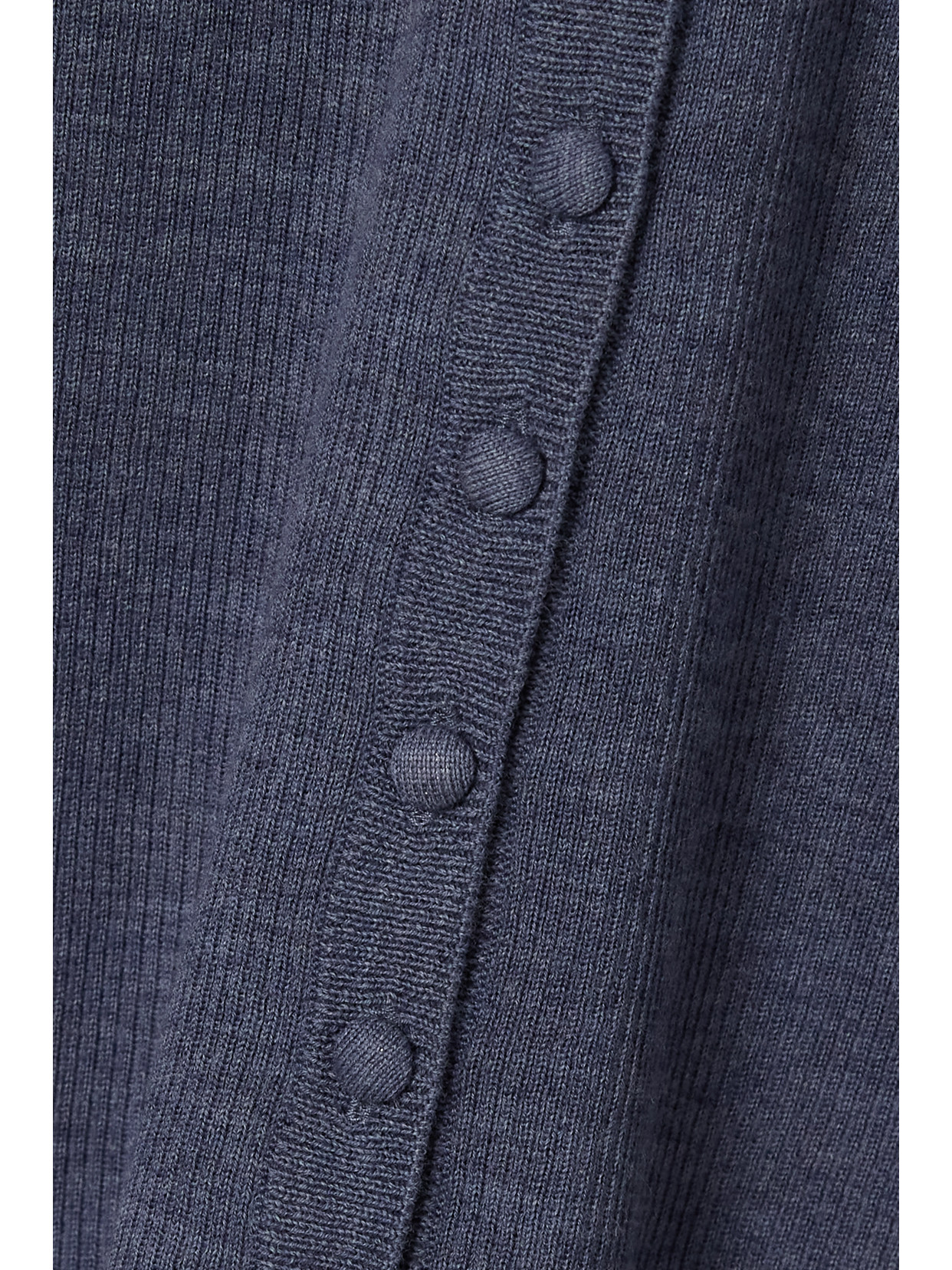 Altuzarra Hill Button-detailed Ribbed Wool-blend Shirt In Blue