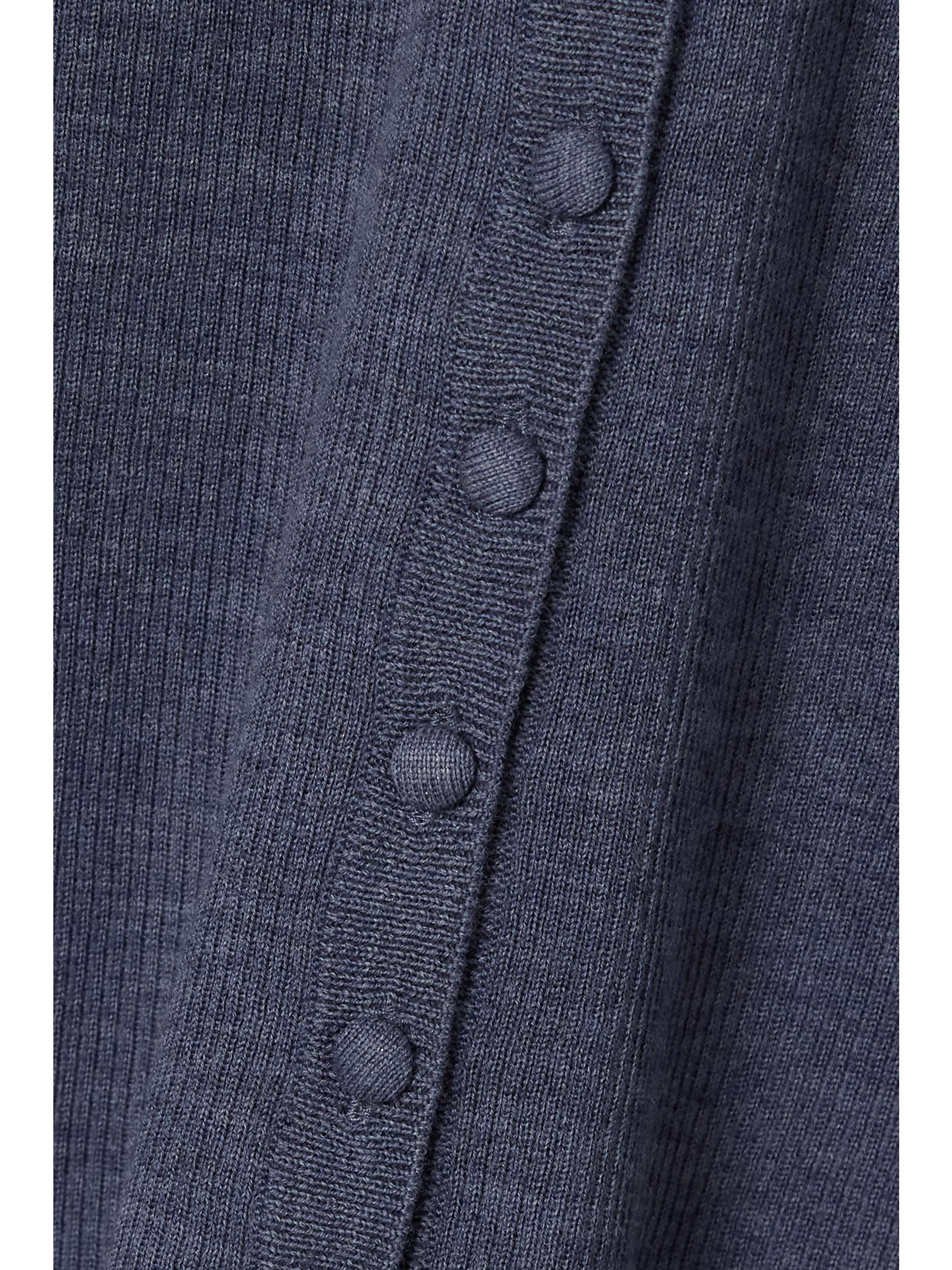 ALTUZARRA Hill button-detailed ribbed wool-blend shirt