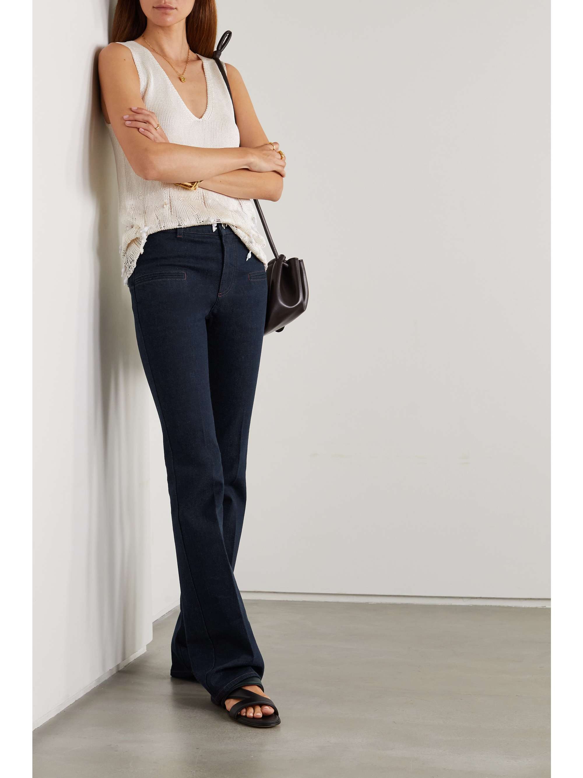 ALTUZARRA Serge high-rise flared jeans