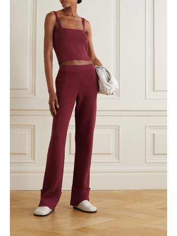 Altuzarra Jordan stretch-knit wide-leg pants