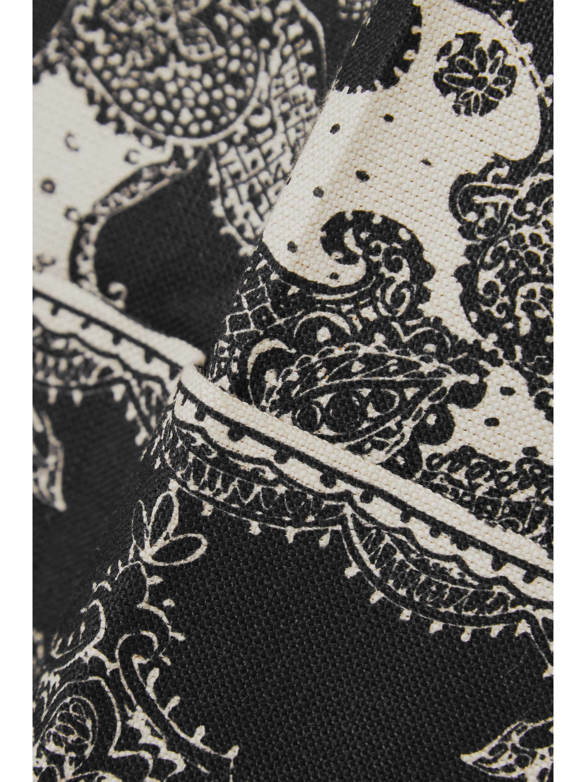 BROCK COLLECTION Tam paisley-print linen and cotton-blend culottes