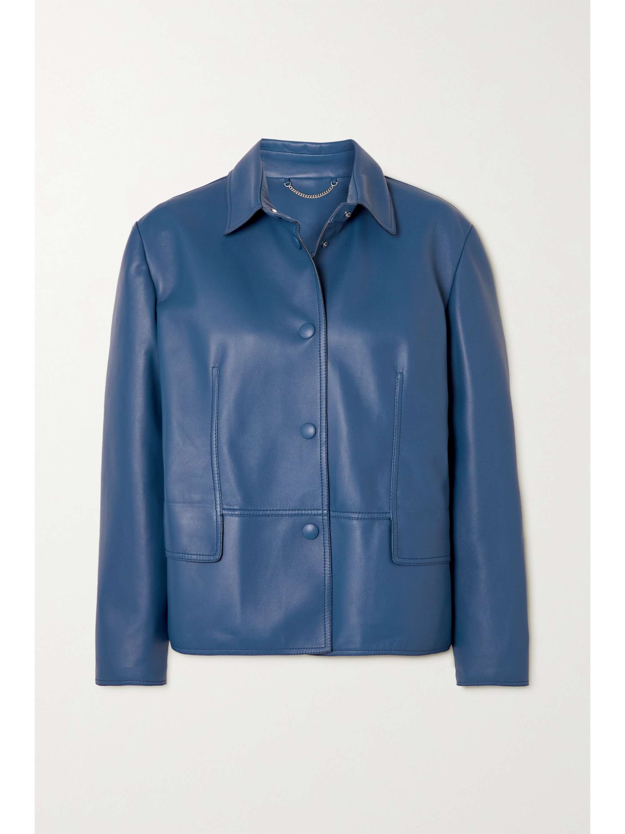 salvatore ferragamo leather jacket