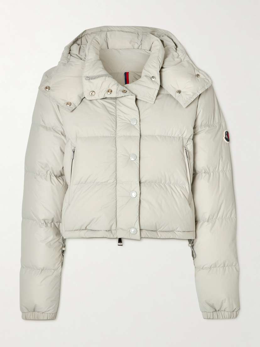 Moncler Avoine Hooded Quilted Shell Down Jacket
