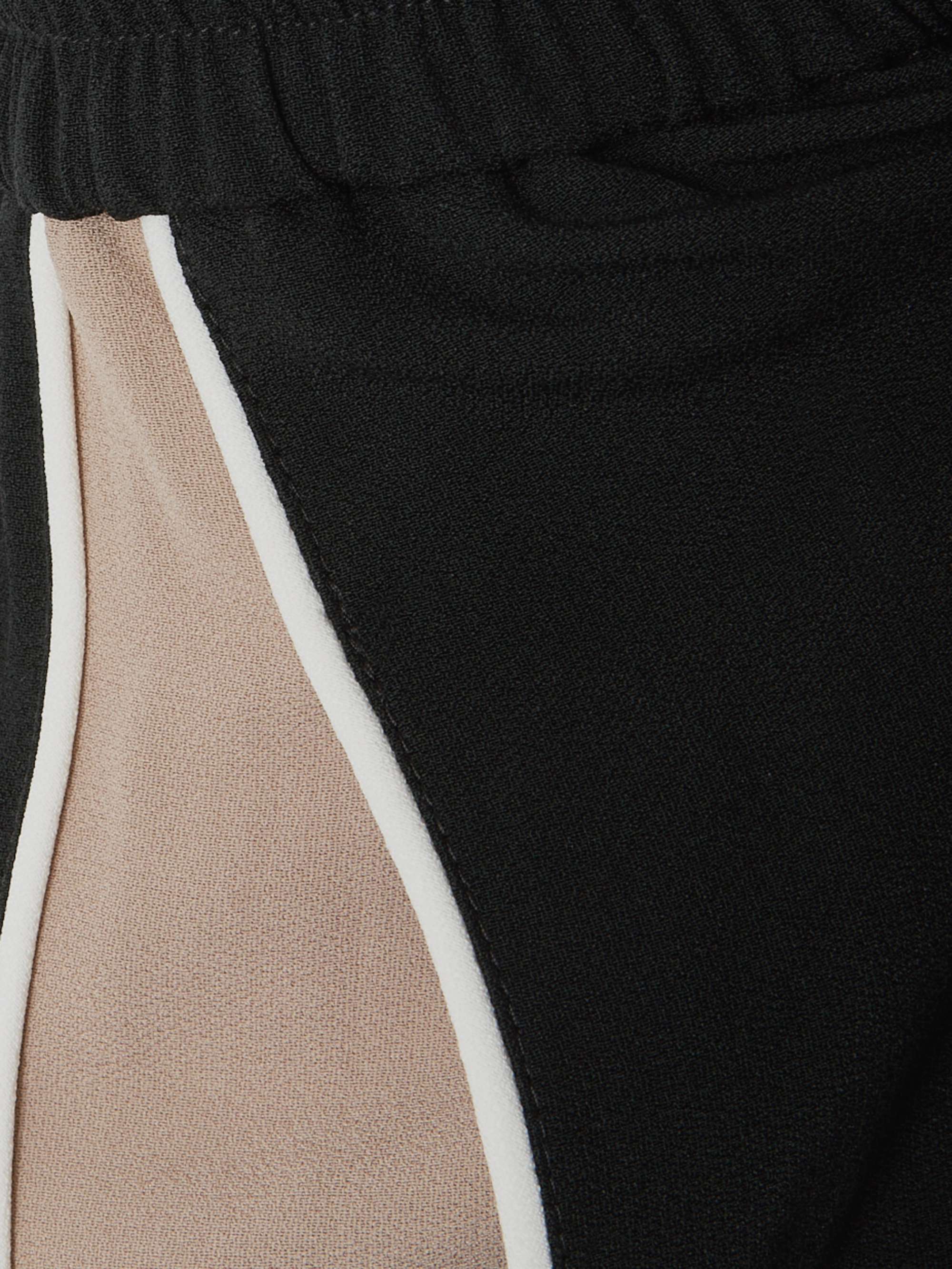 MONCLER Paneled crepe track pants