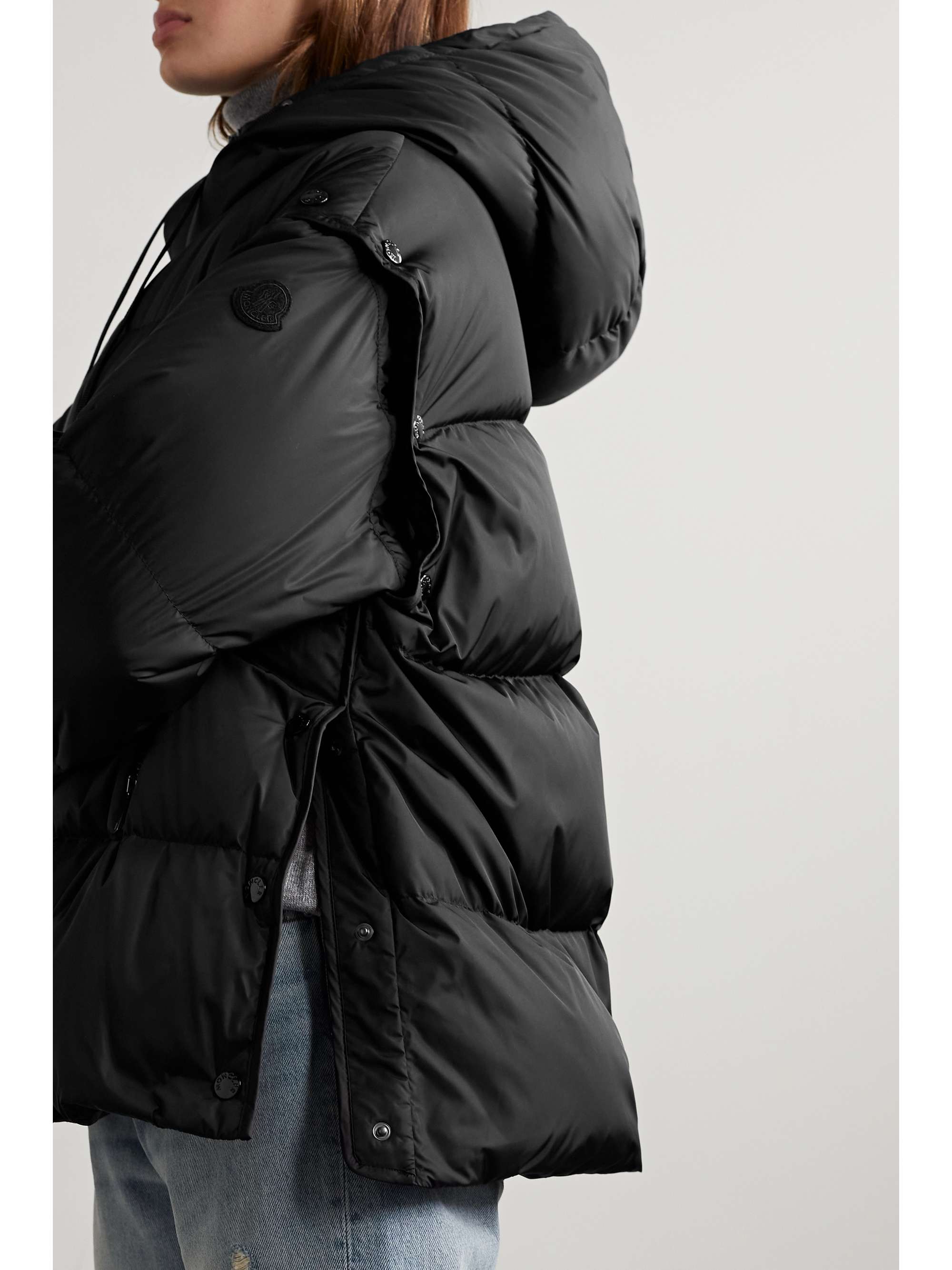 MONCLER Asaret convertible hooded quilted shell down jacket | NET-A-PORTER