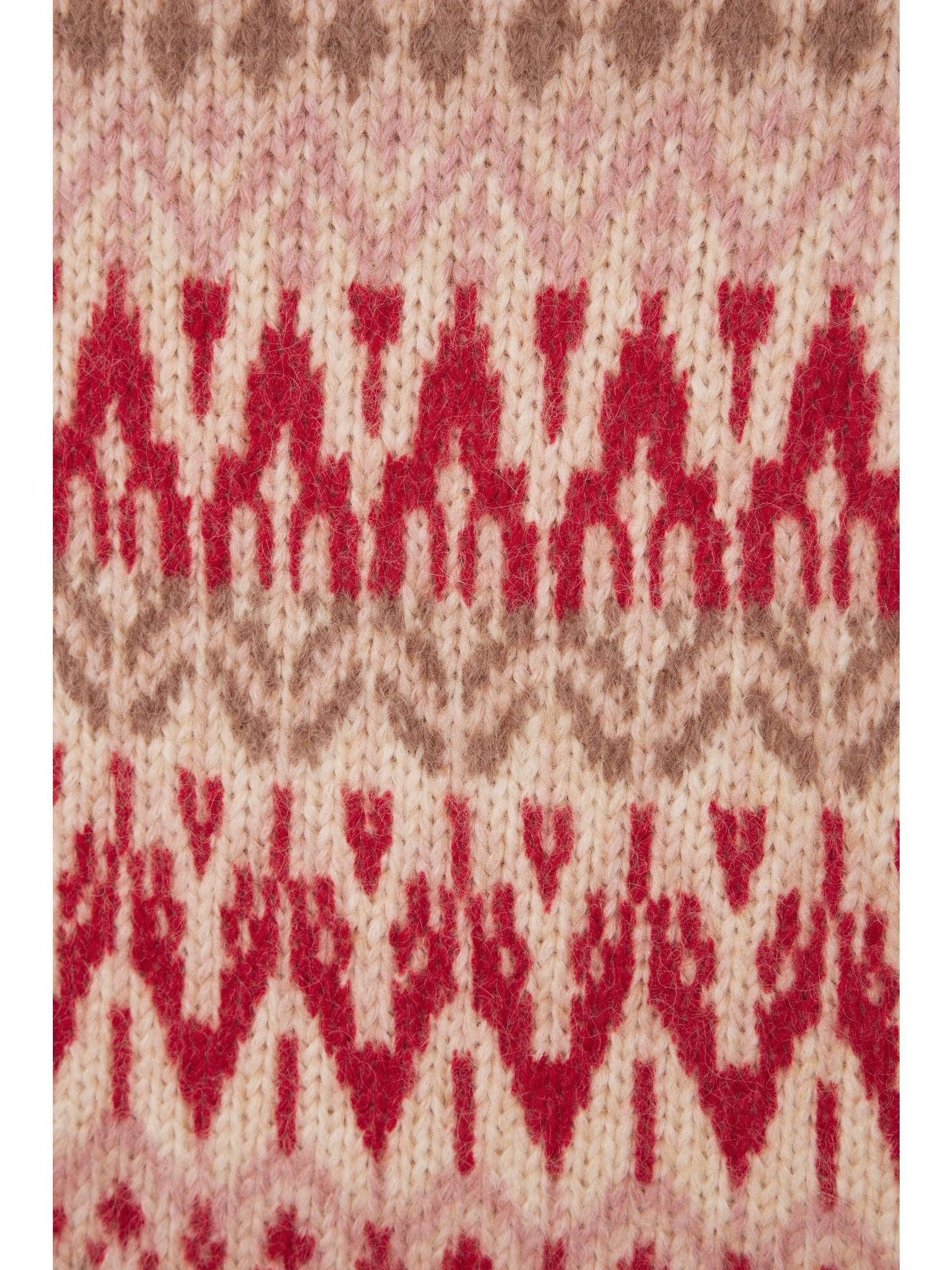 MONCLER Fair Isle knitted sweater