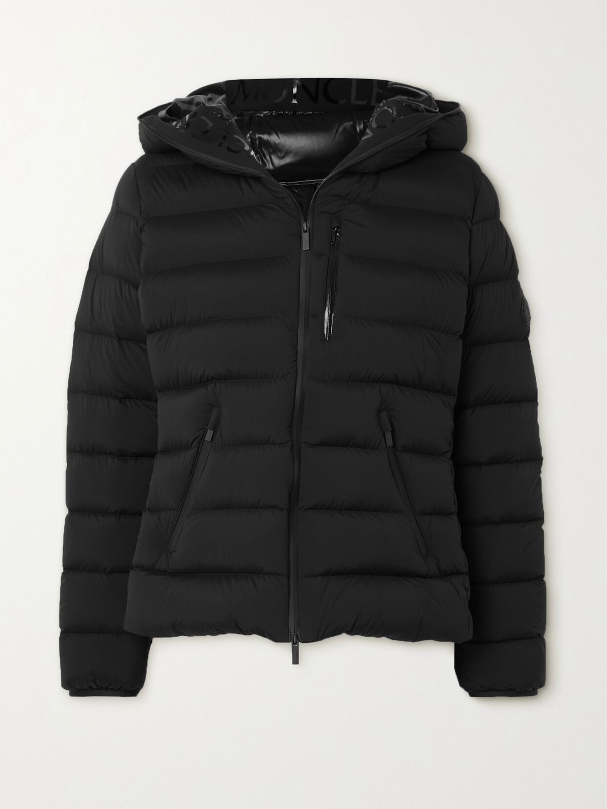 Herbe hooded quilted shell down jacket