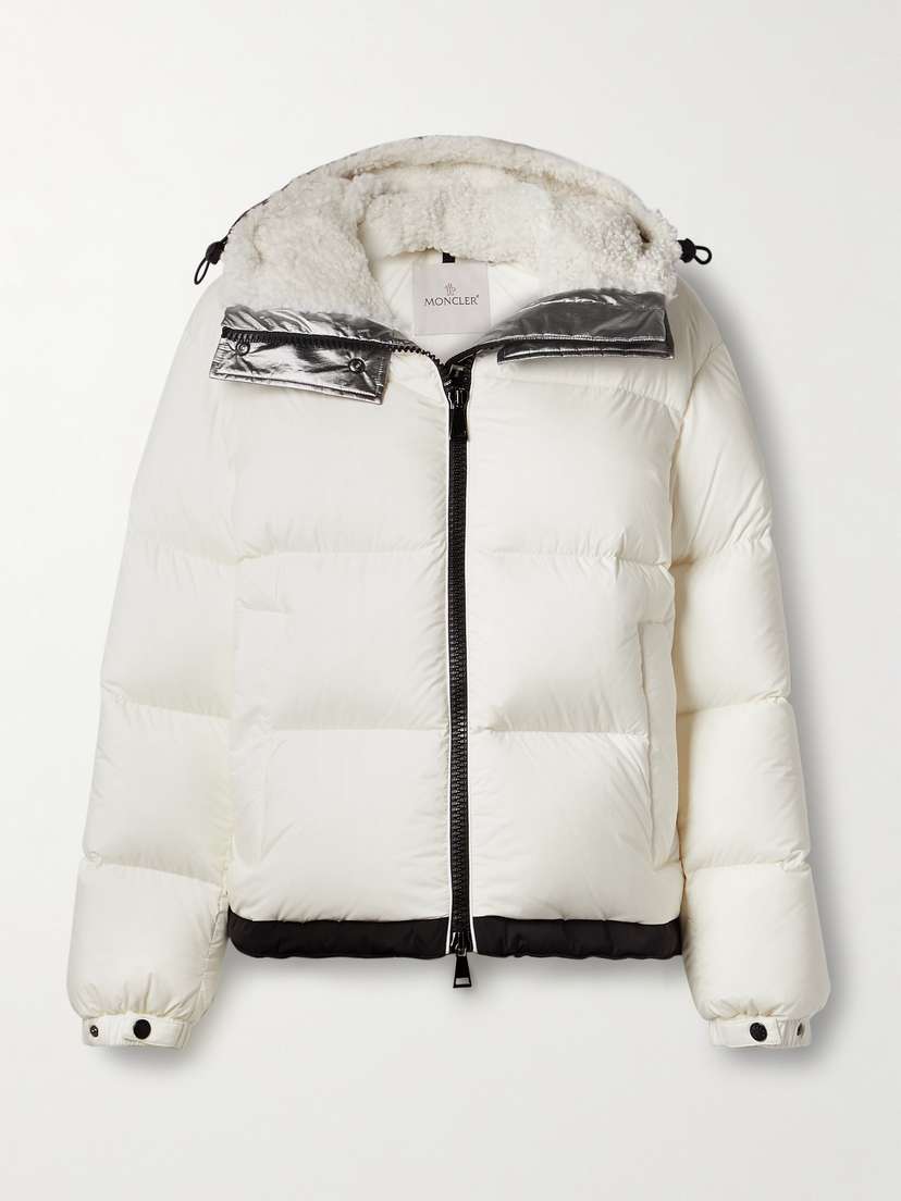 Moncler Bufonie Hooded Quilted Shell Down Jacket