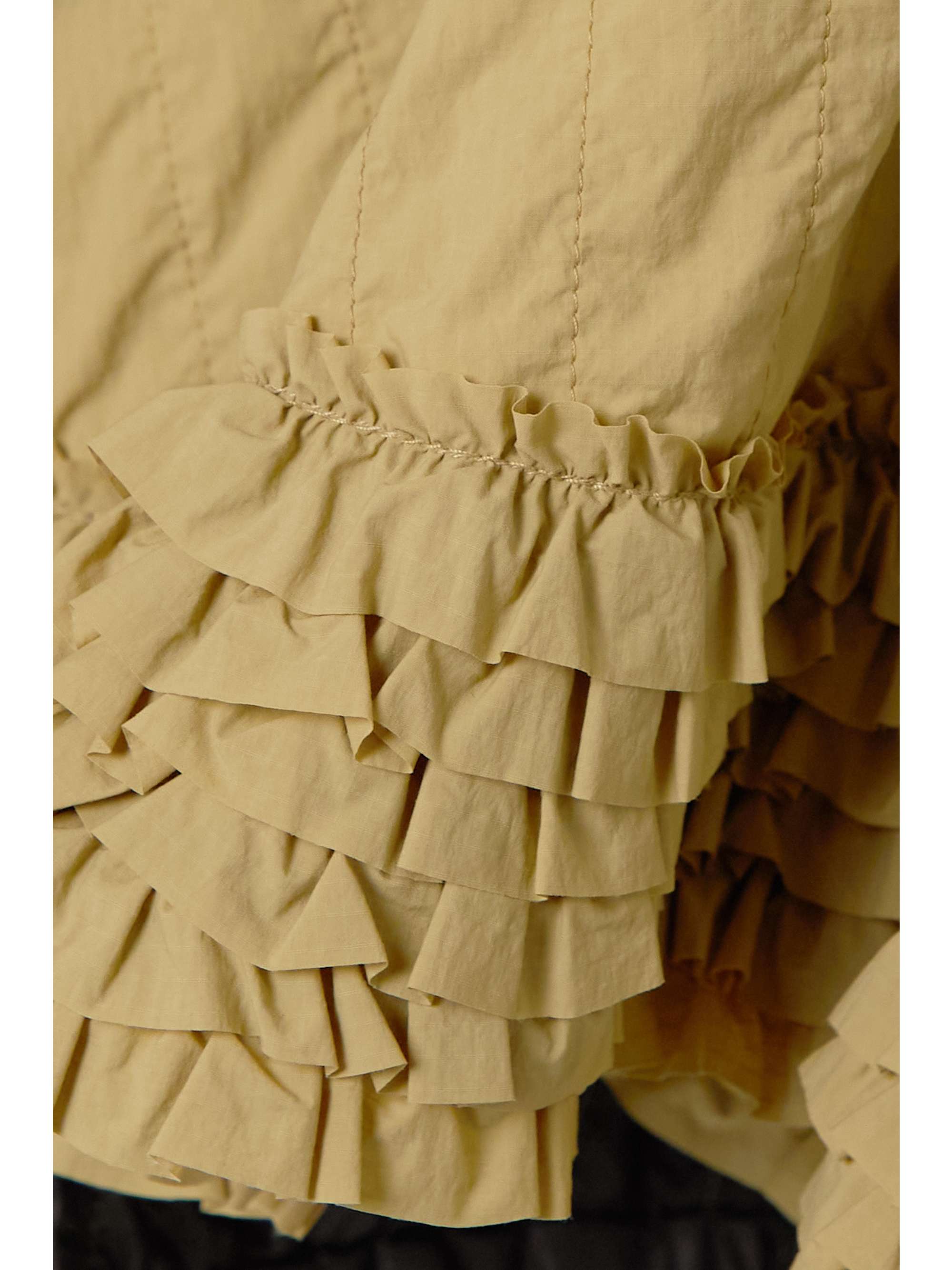 MONCLER GENIUS + 1952 ruffled quilted shell skirt