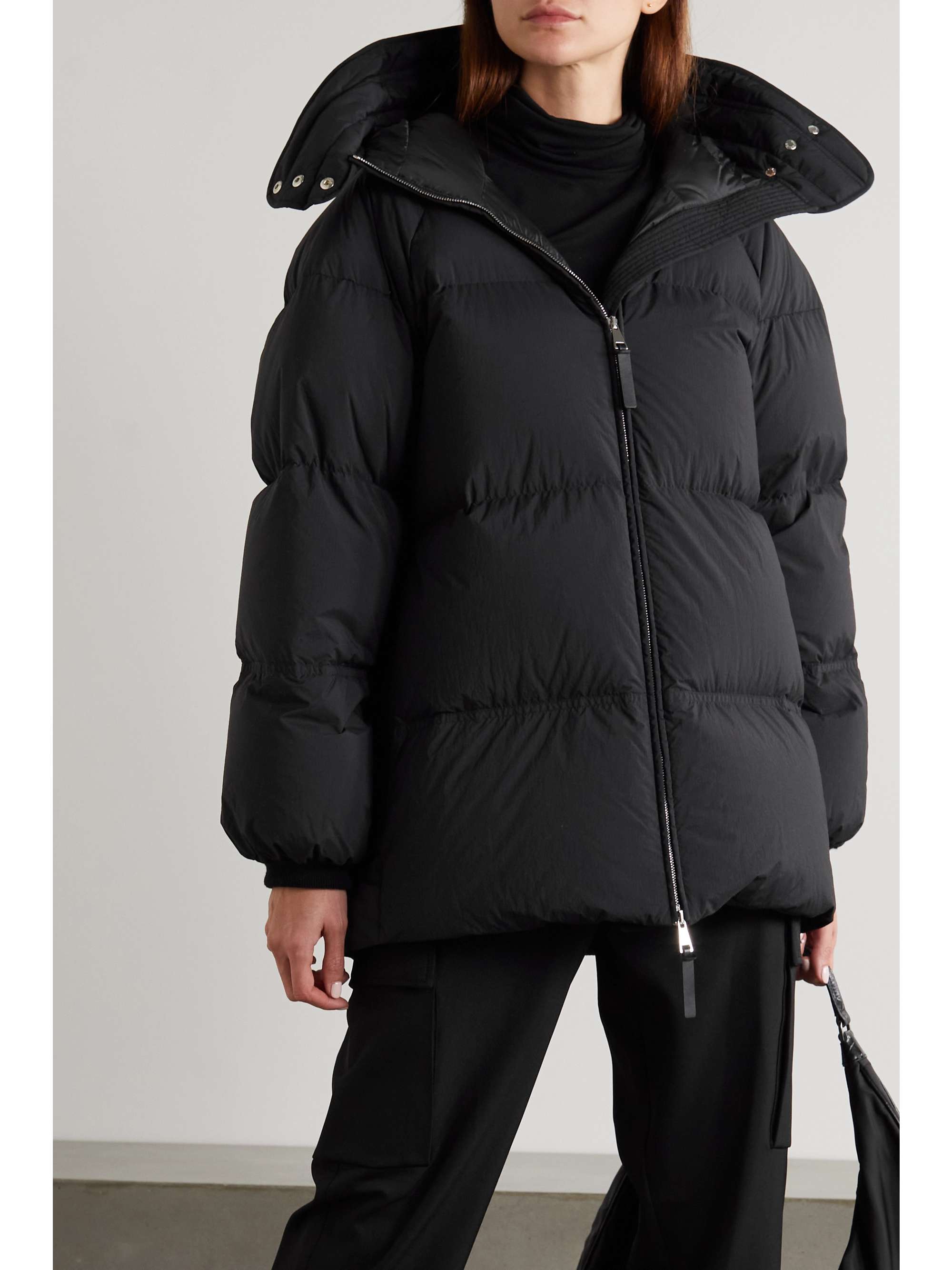 MONCLER GENIUS x 2 Moncler 1952 “Malvi” 连帽绗缝再生尼龙格子布羽绒外套